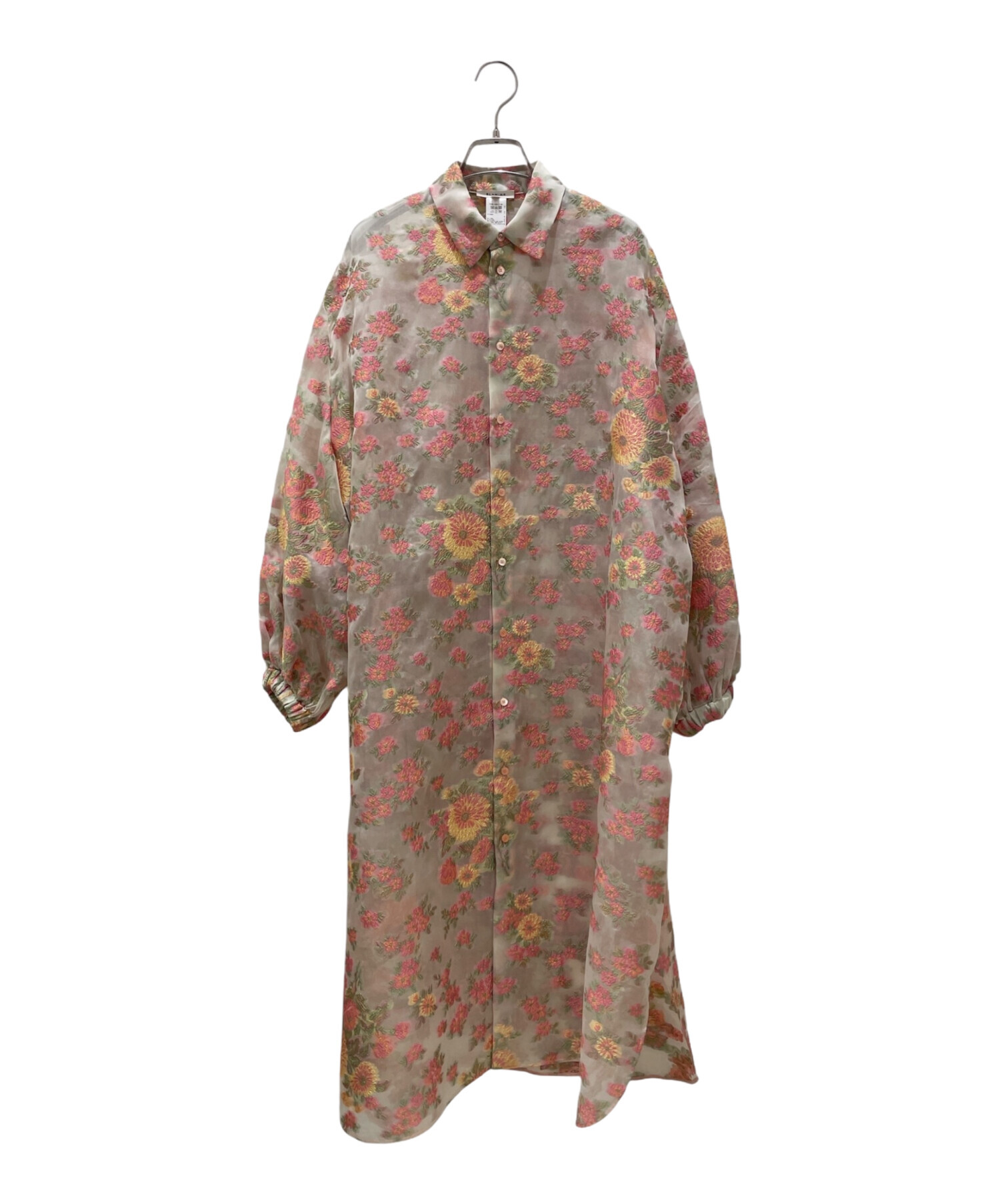 ブラミンクワンピース 36 中古・古着通販】BLAMINK (ブラミンク) シャツワンピース ピンク