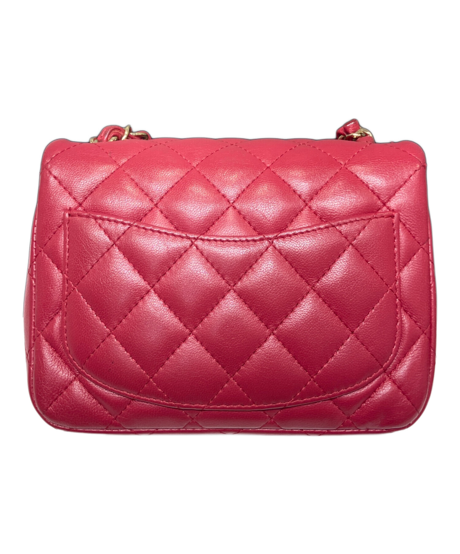 美品 シャネル マトラッセ コンパクト ミニ チェーン ショルダー バッグ CHANEL（シャネル） マトラッセ ミニ ショルダーバッグ パールチェーン