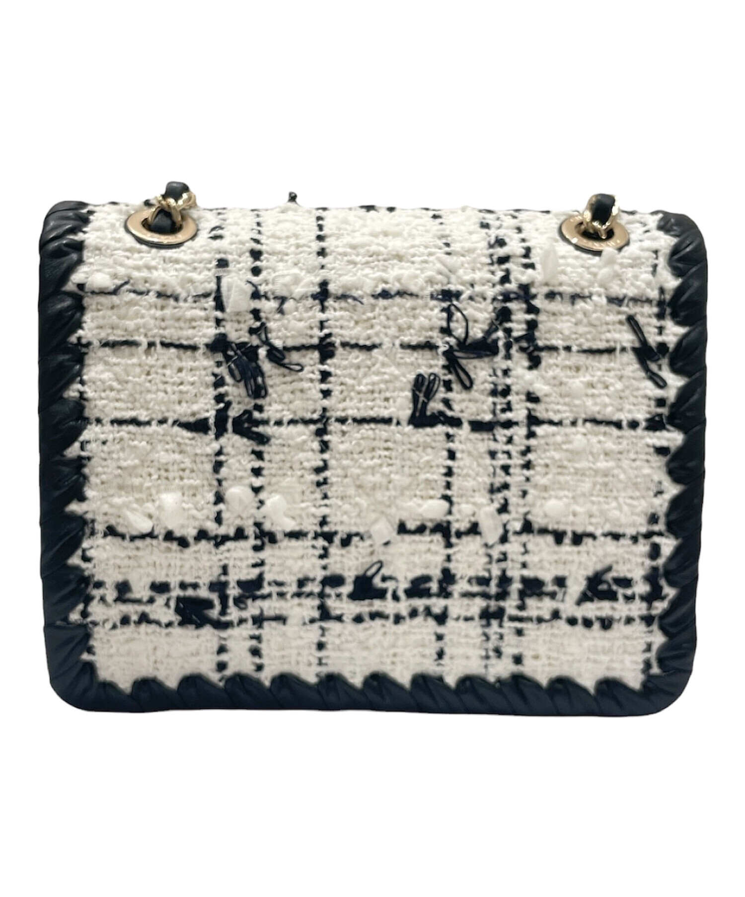 中古・古着通販】CHANEL (シャネル) チェーンショルダーツイードバッグ