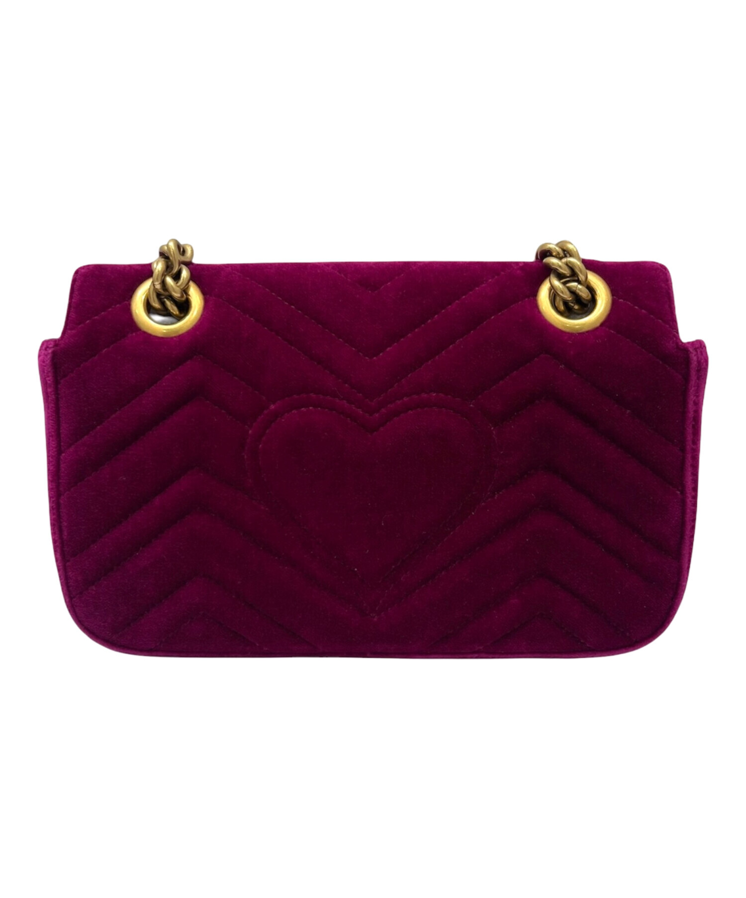 中古・古着通販】GUCCI (グッチ) チェーンショルダーバッグ パープル