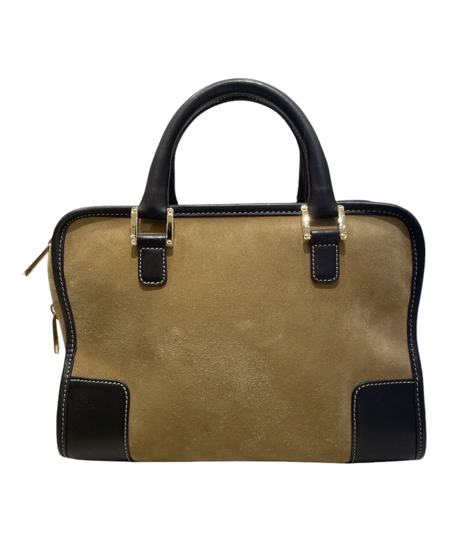 中古・古着通販】LOEWE (ロエベ) アマソナ28/スウェードハンドバッグ