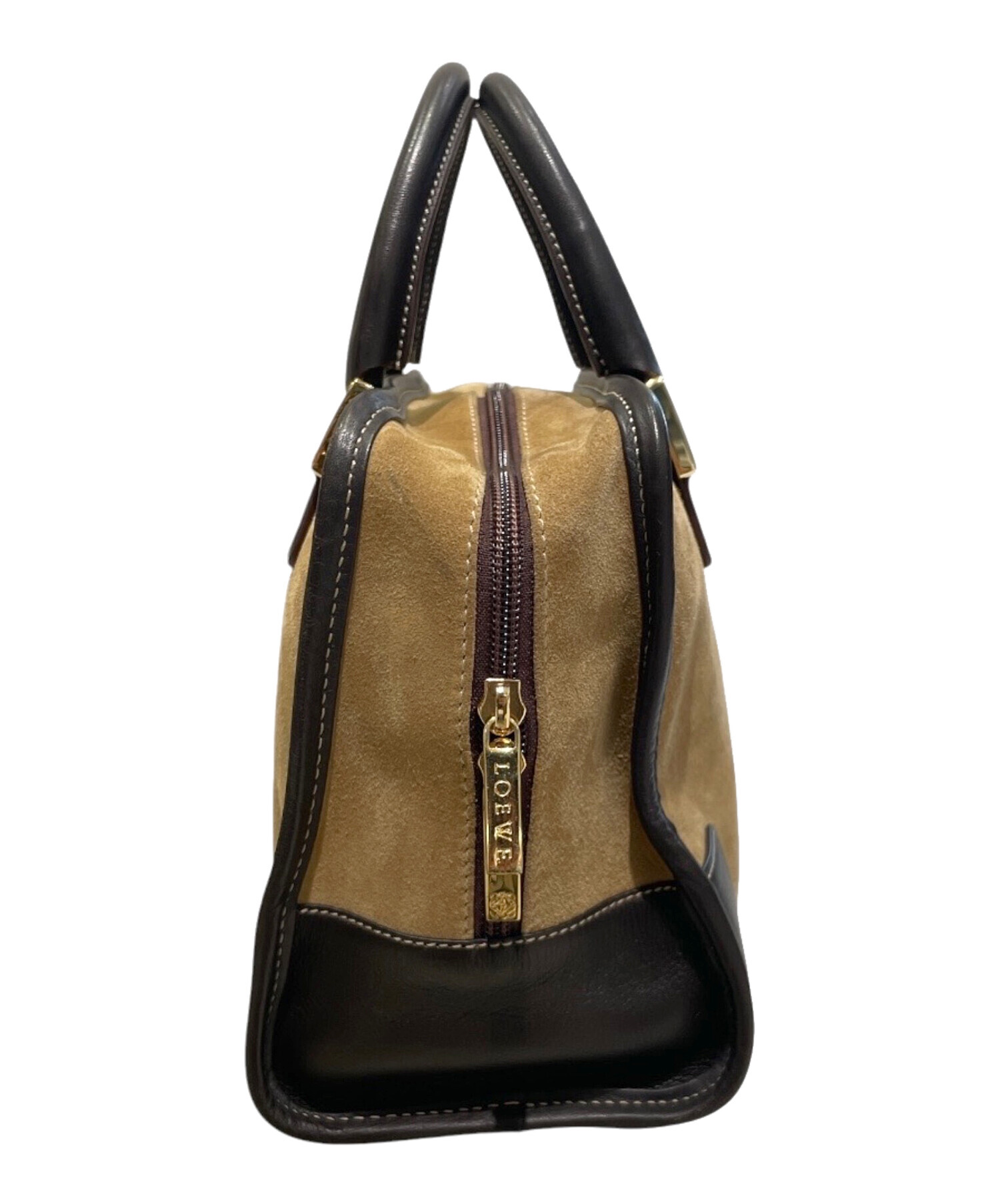 中古・古着通販】LOEWE (ロエベ) アマソナ28/スウェードハンドバッグ