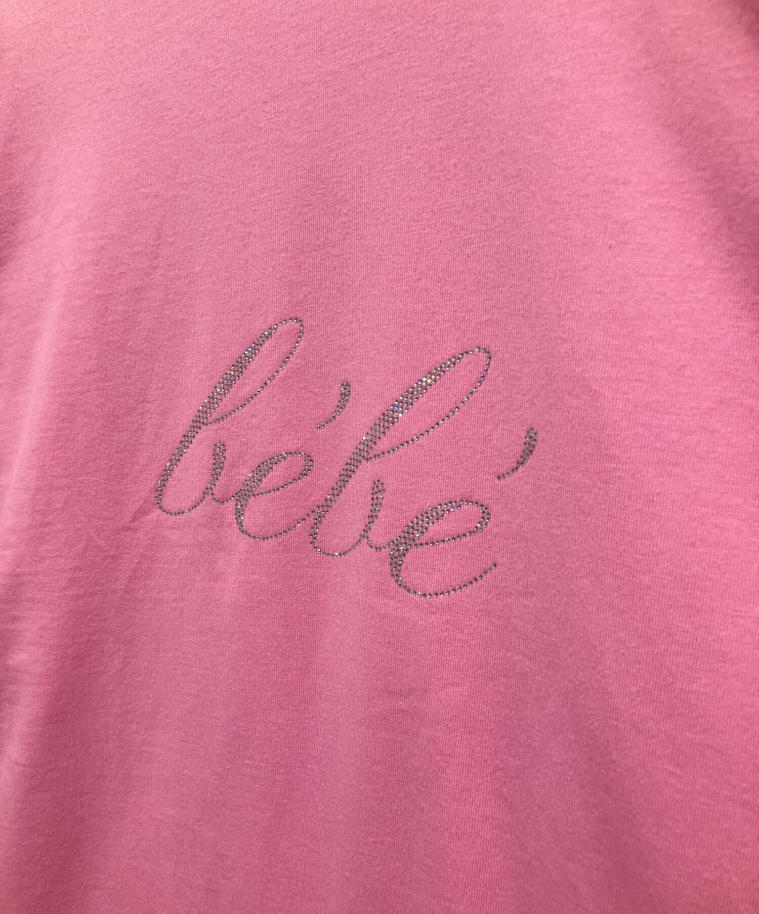 中古・古着通販】BALENCIAGA (バレンシアガ) BEBE ラインストーンロゴT