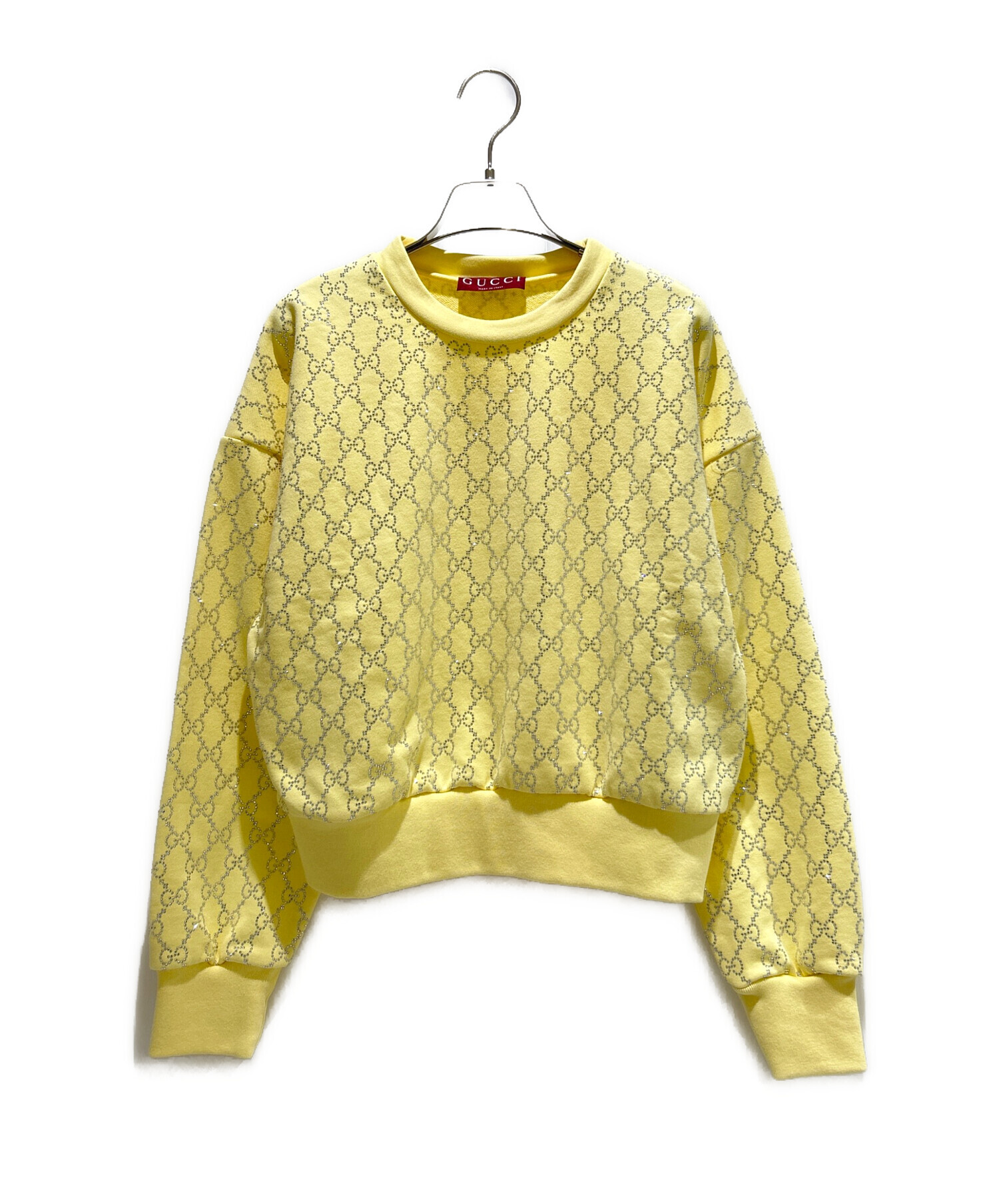 GUCCIロゴスウェット　古着 中古・古着通販】GUCCI (グッチ) 刺繍パッチプリントロゴスウェット