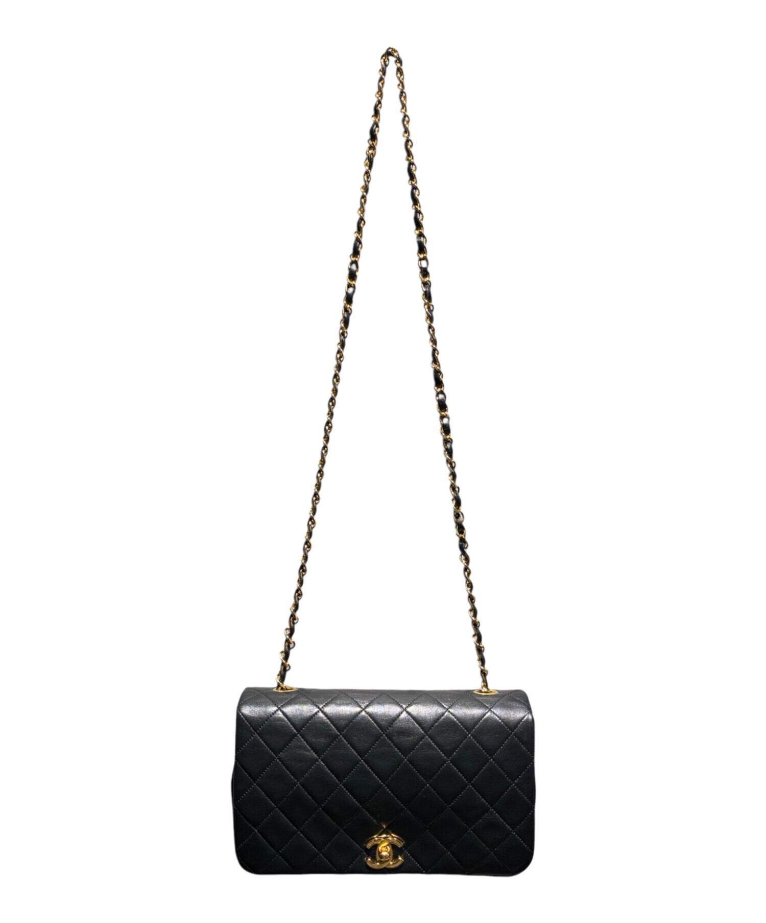 中古・古着通販】CHANEL (シャネル) シングルフラップチェーン