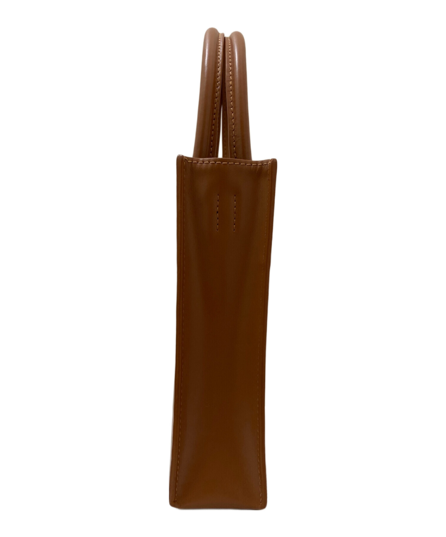 LOEWE ブラウン トートバッグ　スモール未使用に近い LOEWE（ロエベ） トートバッグ ハンドバッグ 2way ショルダーバッグ