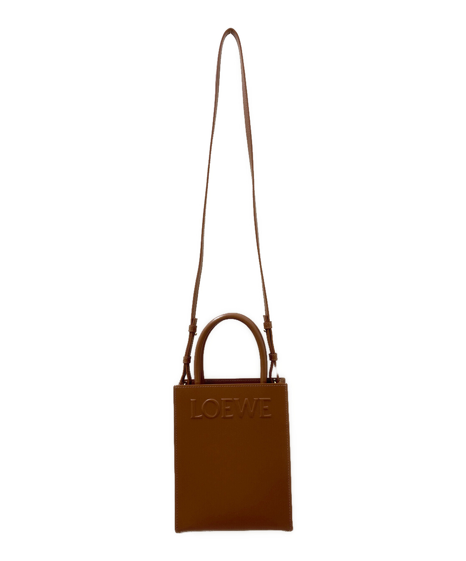 中古・古着通販】LOEWE (ロエベ) スタンダードA5 ブラウン｜ブランド