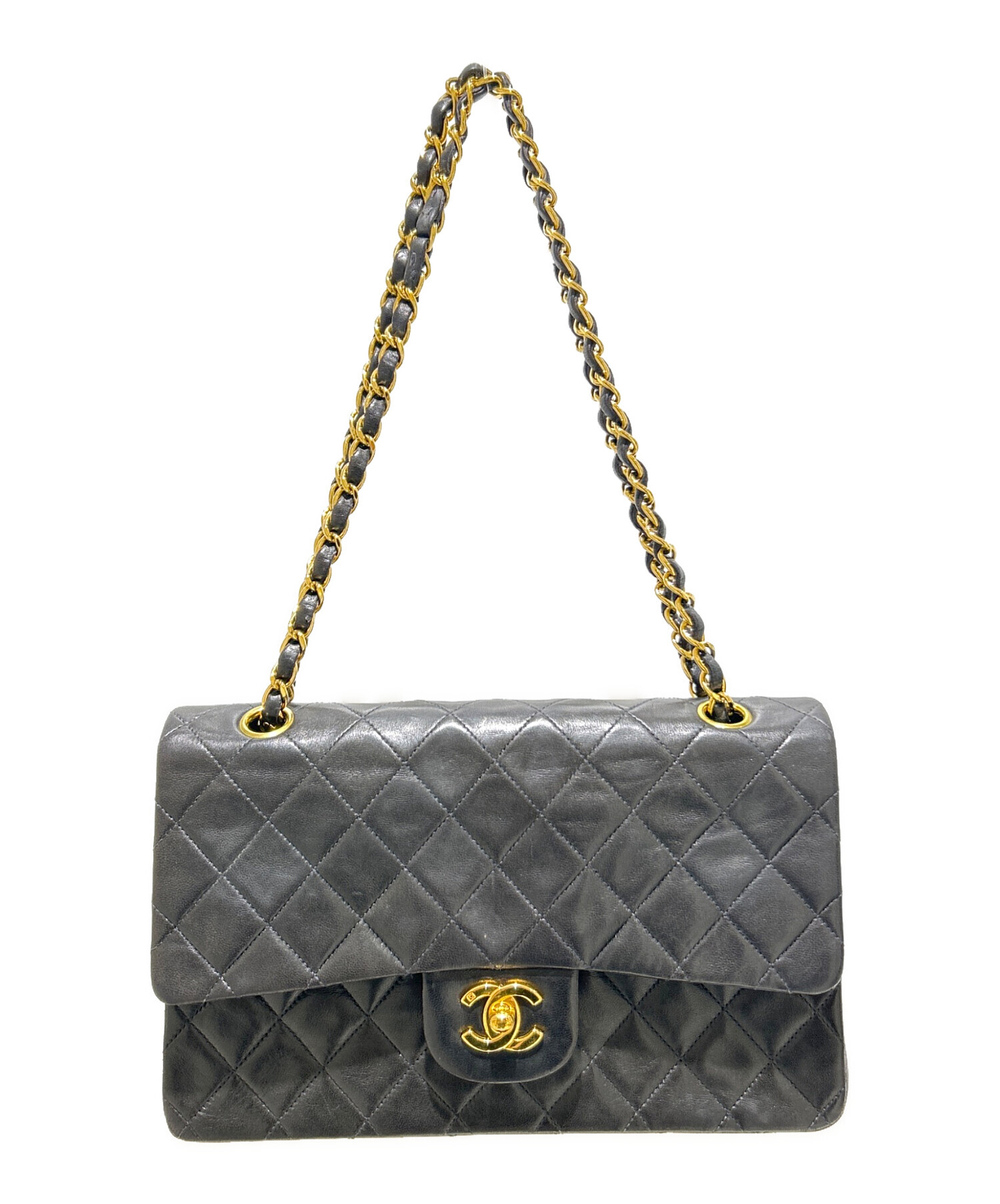 中古・古着通販】CHANEL (シャネル) Matelassé 25 Double Flap Chain 中古・古着通販】CHANEL (シャネル) Matelassé 25 Double Flap Chain