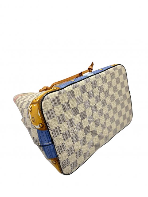 ルイヴィトン LOUIS VUITTON ネオノエ N41066 ダミエアズール サマートランク カバン 2WAYバッグ 斜め掛け 巾着 ばけつ型 ショルダーバッグ ダミエアズールキャンバス ホワイト LOUIS VUITTON - ルイヴィトン LOUIS VUITTON ネオノエ N41066 ダミエ