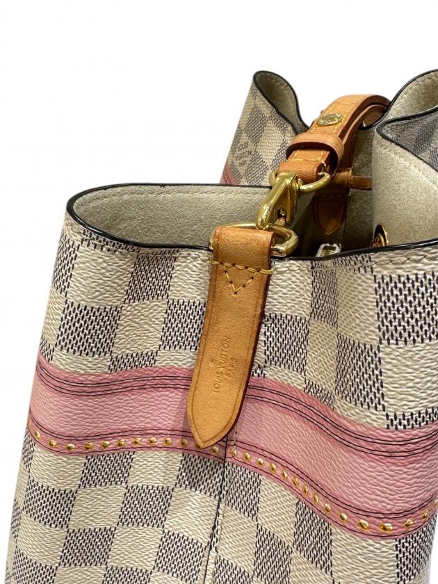 ルイヴィトン LOUIS VUITTON ネオノエ N41066 ダミエアズール サマートランク カバン 2WAYバッグ 斜め掛け 巾着 ばけつ型 ショルダーバッグ ダミエアズールキャンバス ホワイト LOUIS VUITTON - ルイヴィトン LOUIS VUITTON ネオノエ N41066 ダミエ