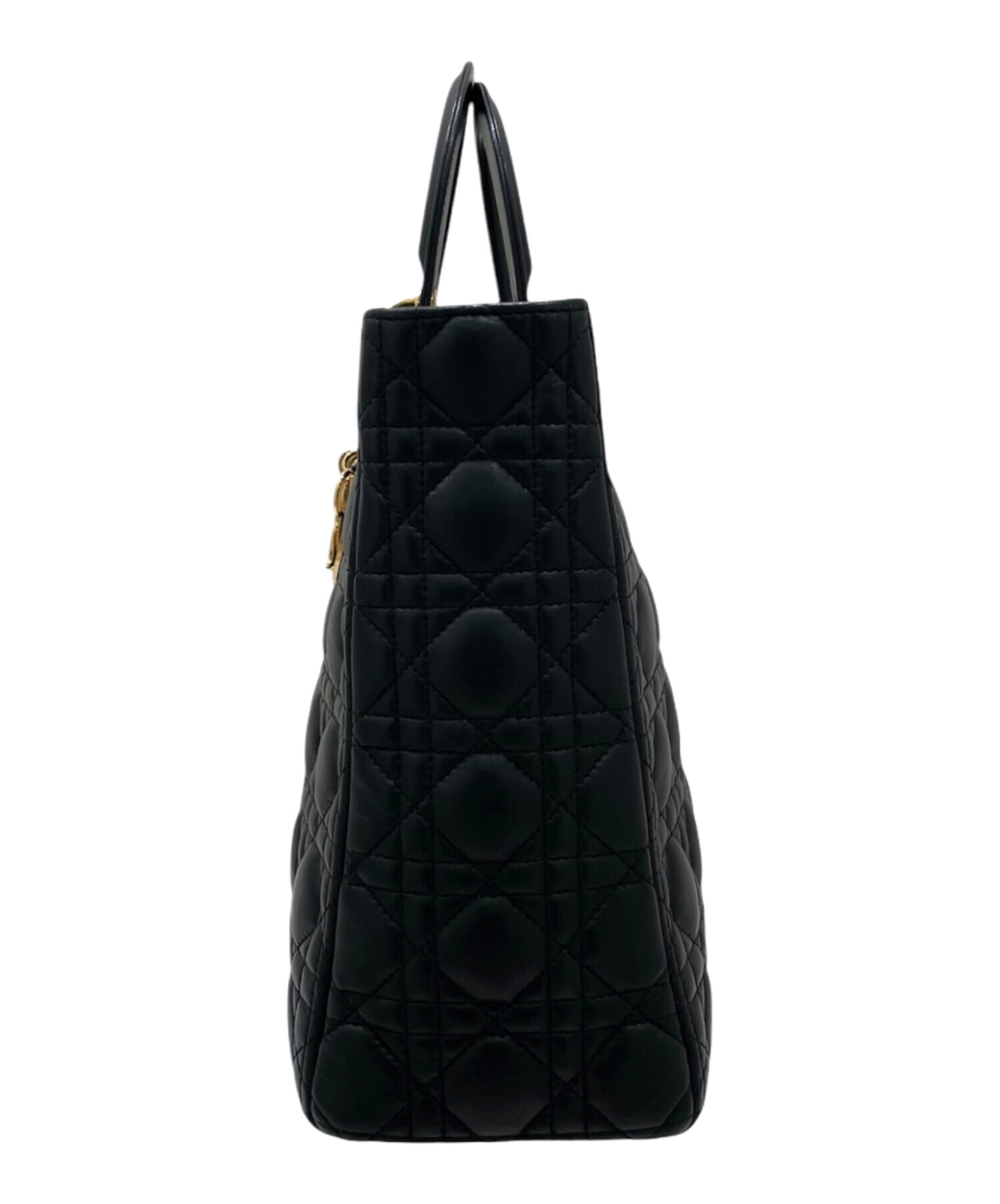 クリスチャン・ディオール Lady Dior バッグ ラージ  【Aランク】【中古】 中古・古着通販】Christian Dior (クリスチャン ディオール) レディ