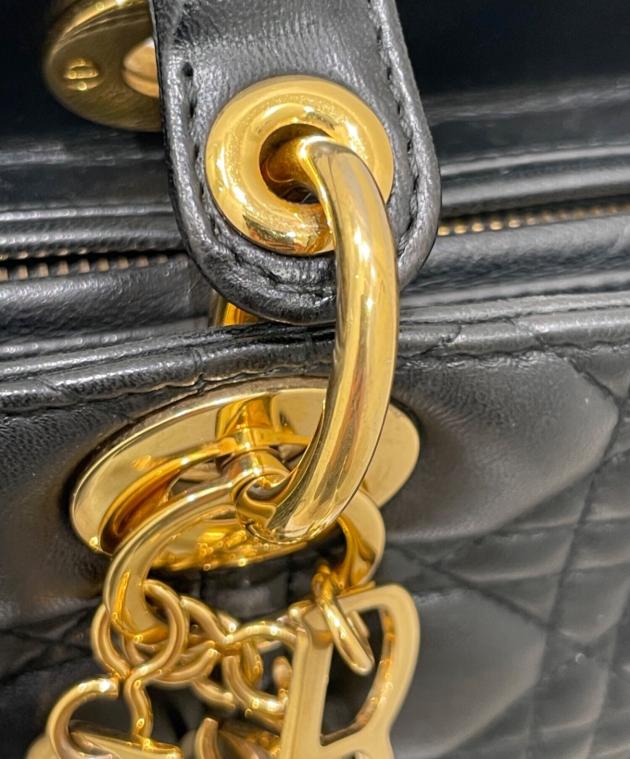 クリスチャン・ディオール Lady Dior バッグ ラージ  【Aランク】【中古】 中古・古着通販】Christian Dior (クリスチャン ディオール) レディ