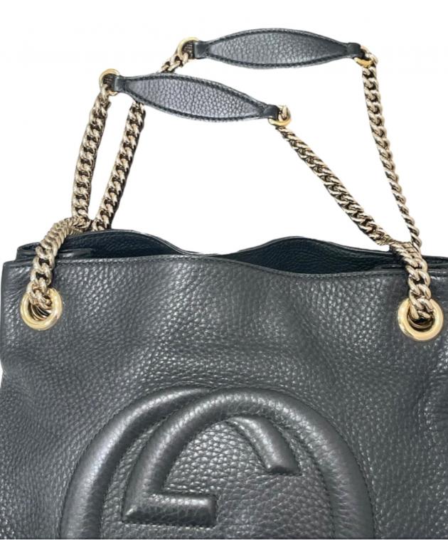 中古・古着通販】GUCCI (グッチ) ソーホー チェーントートバッグ