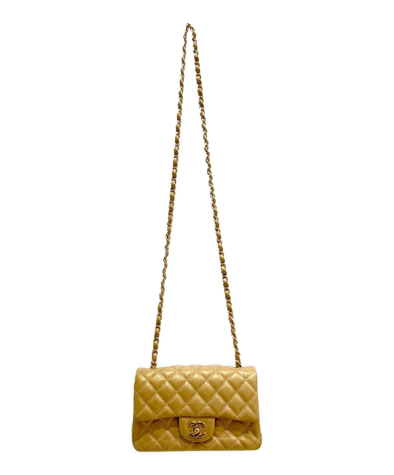 【希少】90年代 CHANEL ミニショルダーバッグ ミニマトラッセ 中古・古着通販】CHANEL (シャネル) ミニ マトラッセ 20 チェーン