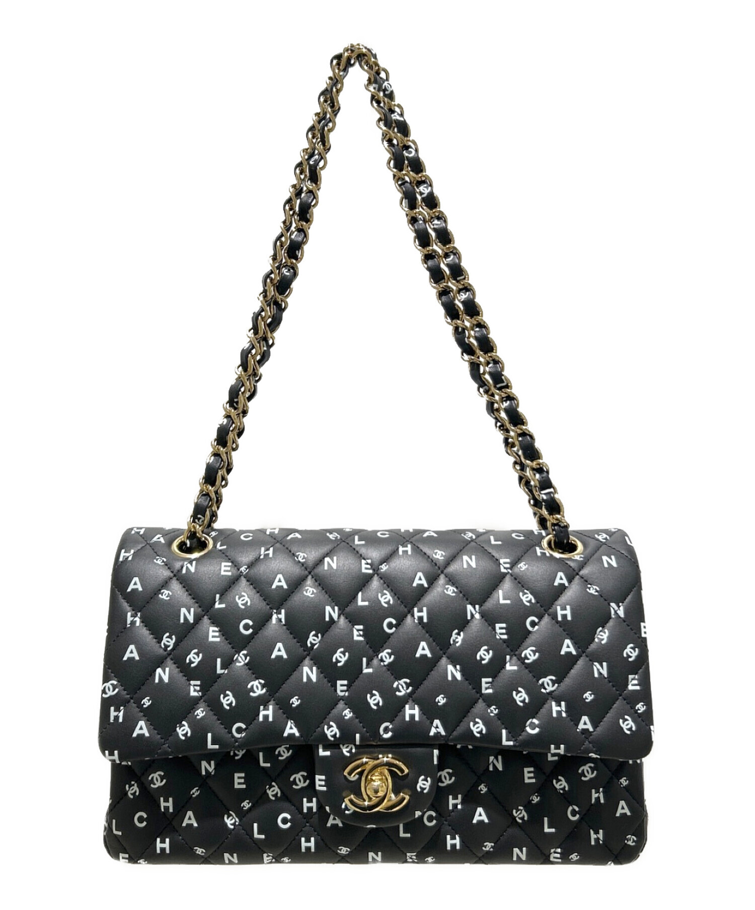 中古・古着通販】CHANEL (シャネル) Matelassé All Over Logo Chain