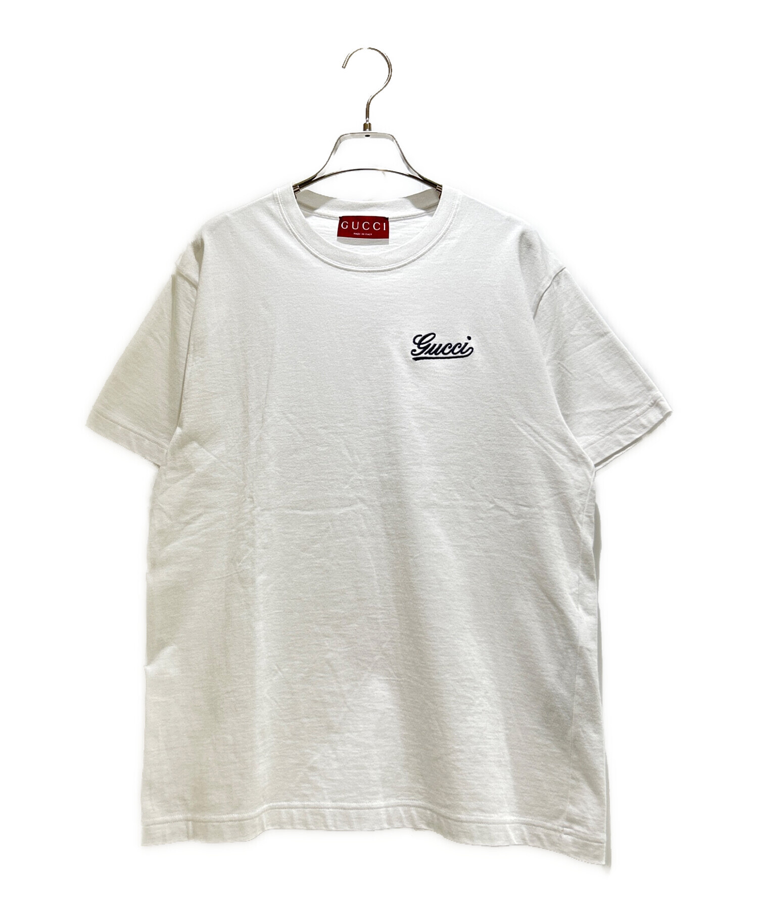 中古・古着通販】GUCCI (グッチ) Embroidered Cotton Jersey T-Shirt