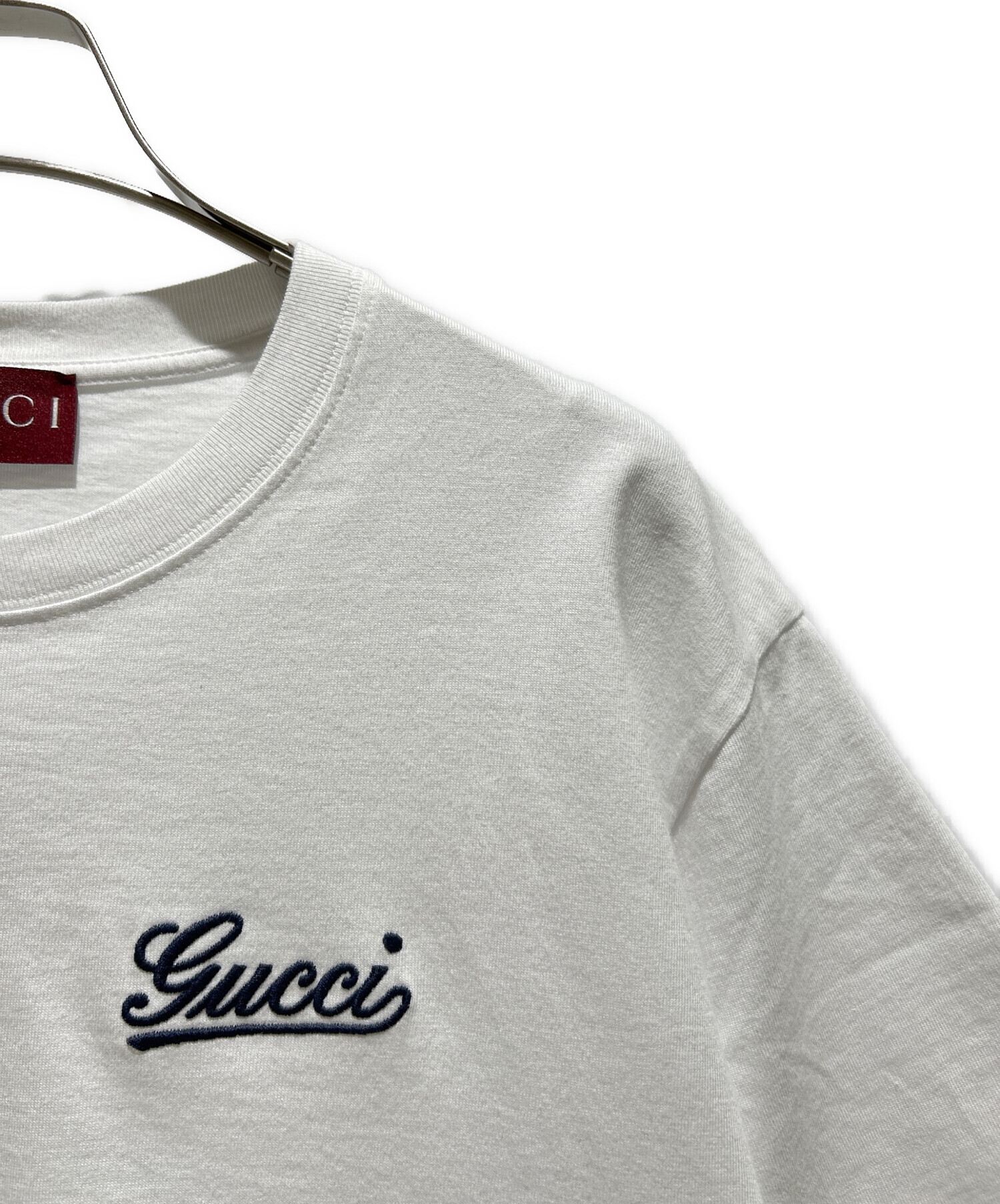新品タグ付き　GUCCI  Tシャツ 中古・古着通販】GUCCI (グッチ) Embroidered Cotton Jersey T-Shirt
