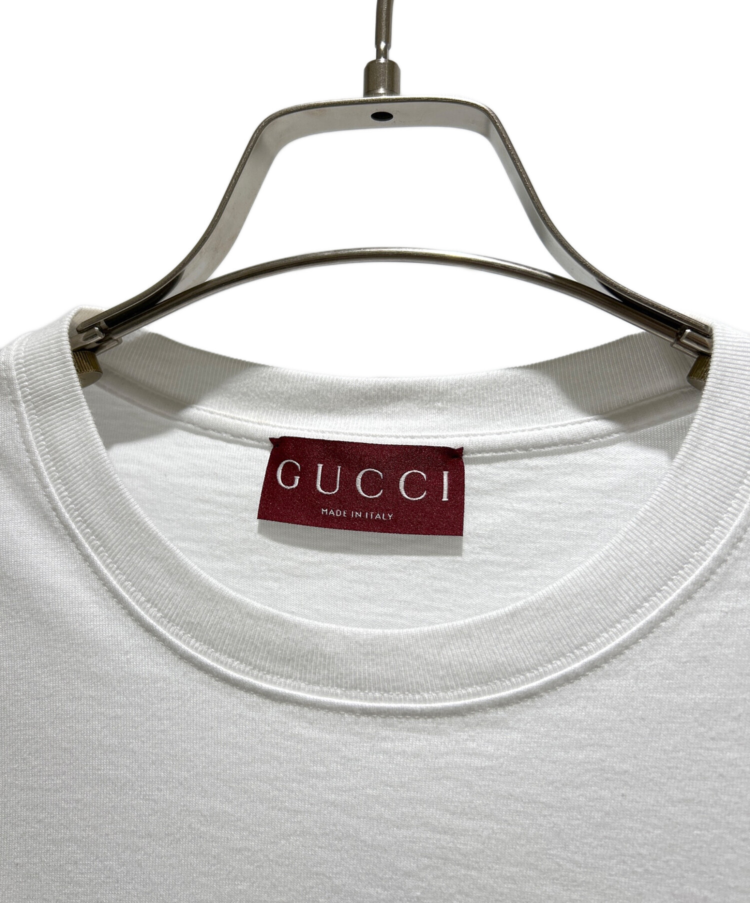 中古・古着通販】GUCCI (グッチ) Embroidered Cotton Jersey T-Shirt