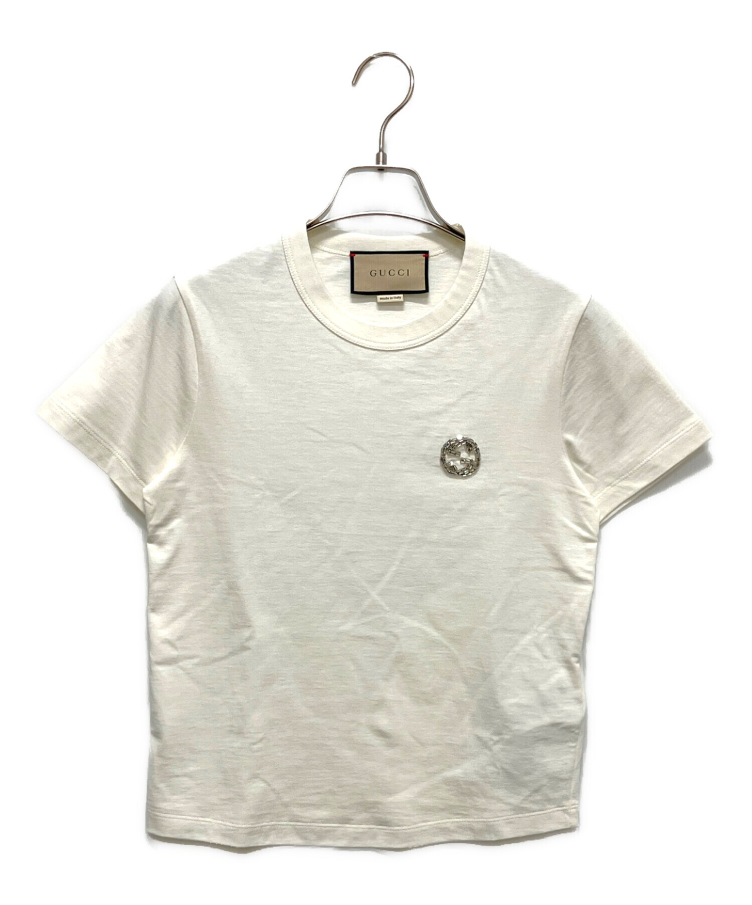 正規品 GUCCI グッチ インターロッキングG ロゴ Tシャツ　Sサイズ 中古・古着通販】GUCCI (グッチ) インターロッキングTシャツ/コットン