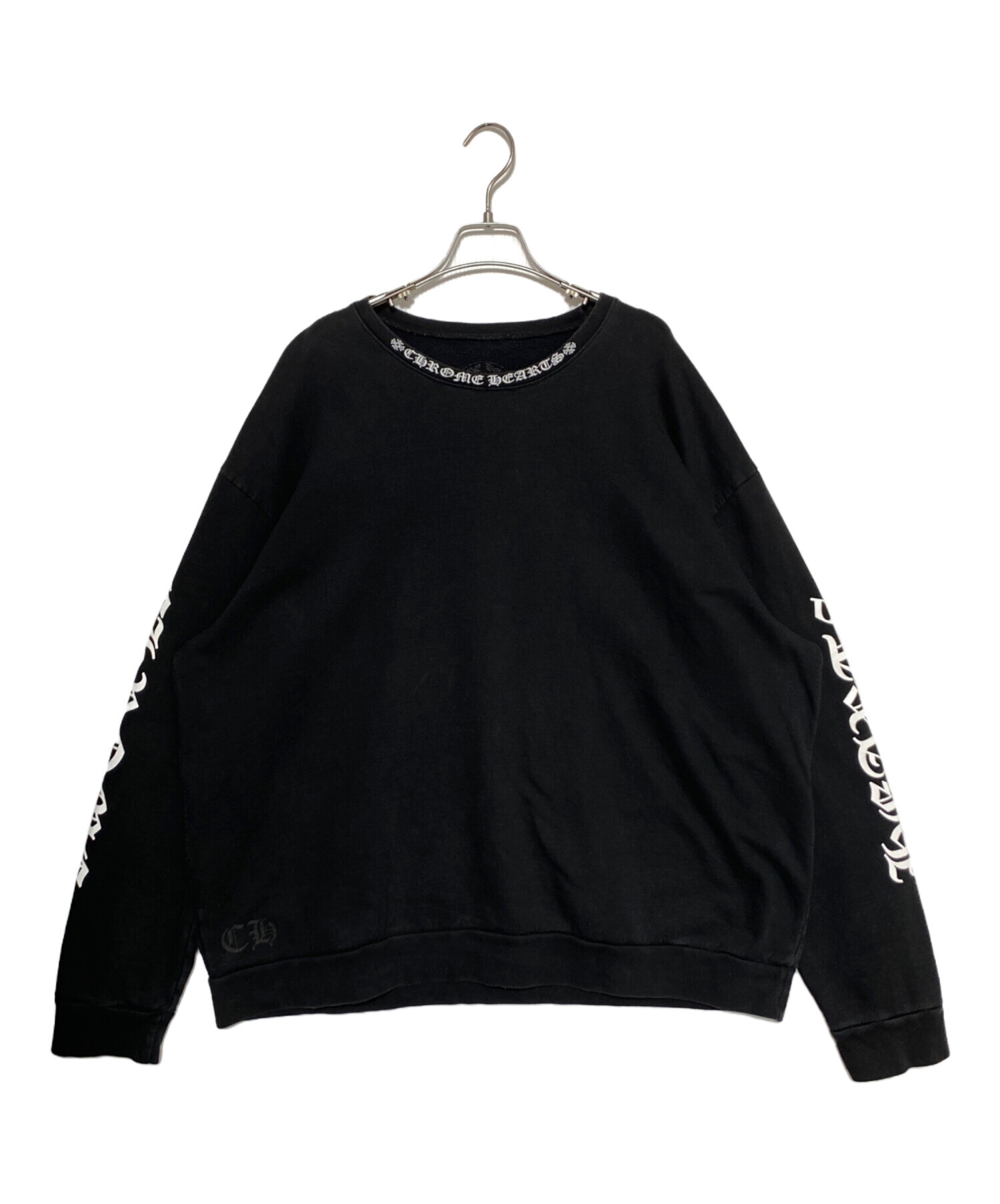 中古・古着通販】CHROME HEARTS (クロムハーツ) Neck Logo Crewneck