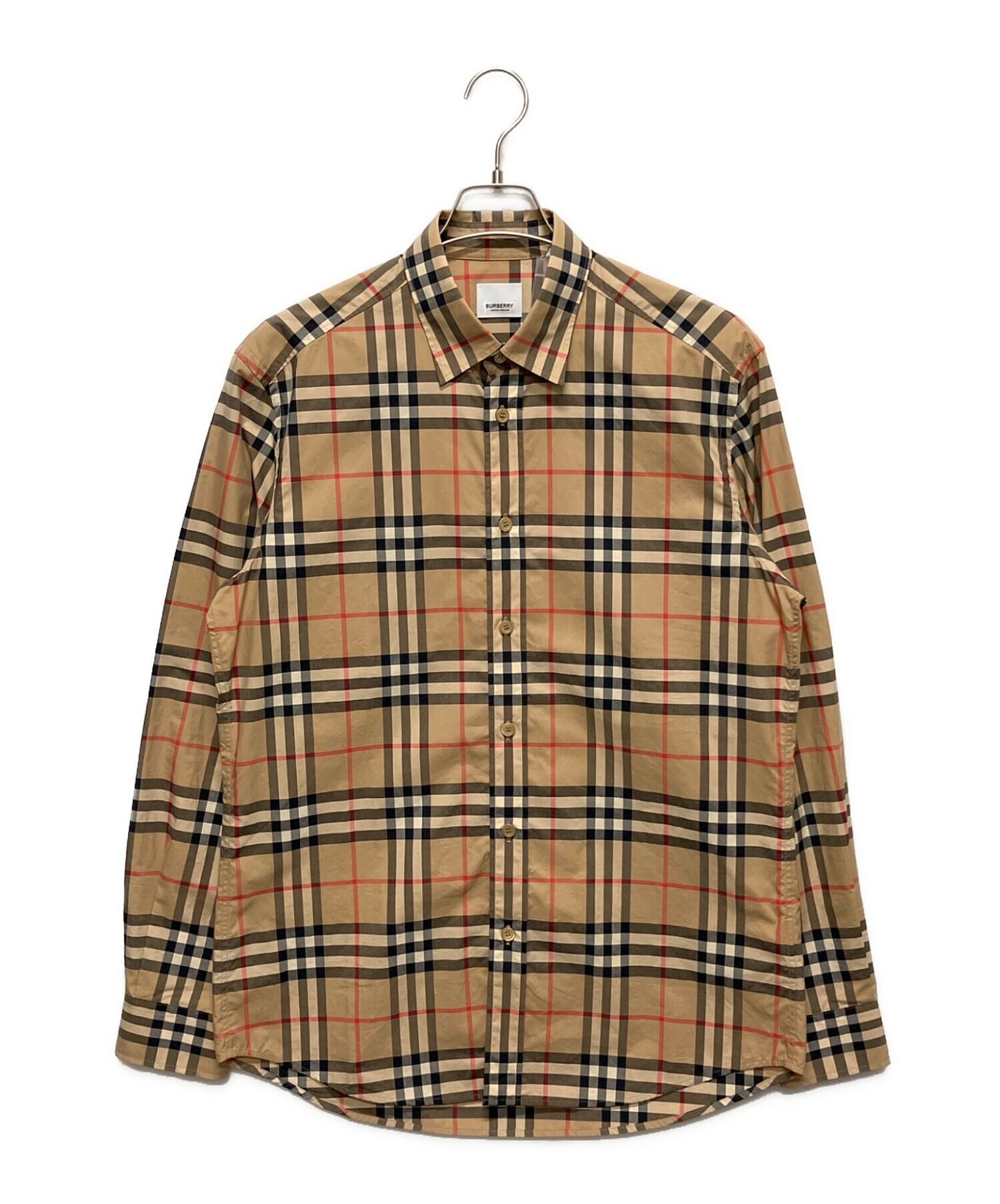 バーバリー ノバチェック  長袖シャツ メンズ 古着 中古・古着通販】BURBERRY (バーバリー) ノバチェック レギュラー