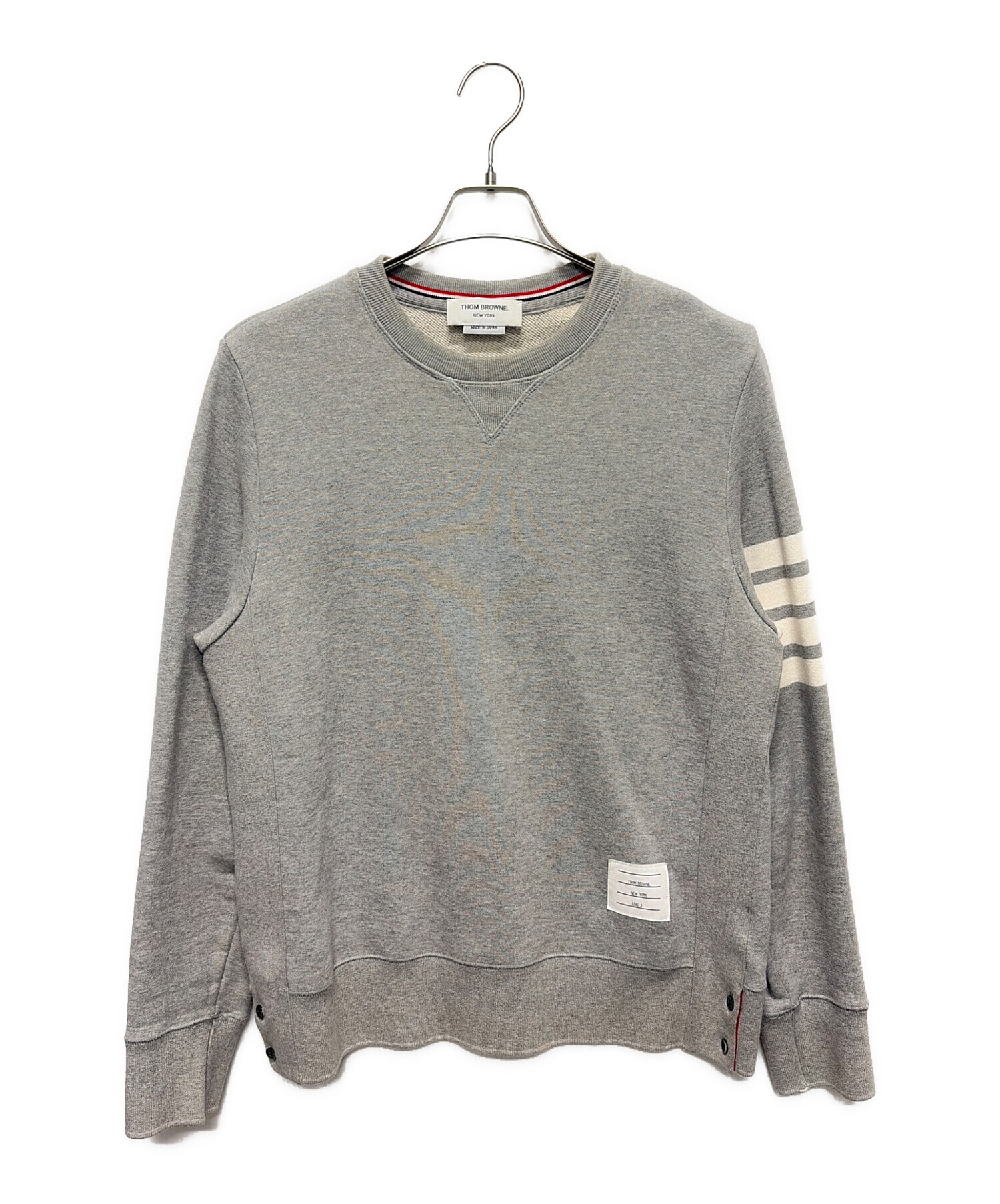 THOM BROWNE トムブラウン 4bar トレーナー スウェット 中古・古着通販】Thom Browne (トムブラウン) 4BARスウェット/4ライン
