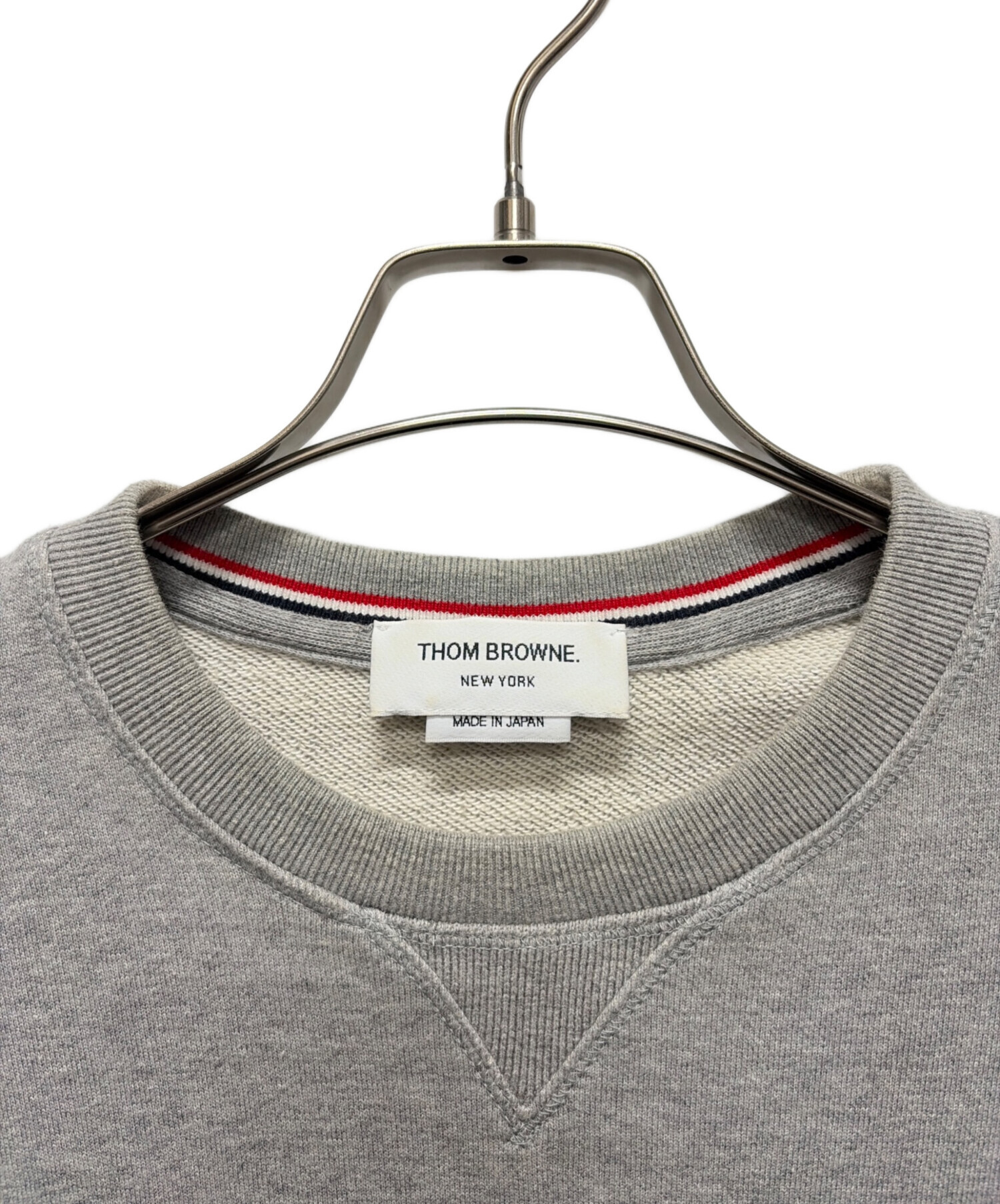 THOM BROWNE トムブラウン 4bar トレーナー スウェット 中古・古着通販】Thom Browne (トムブラウン) 4BARスウェット/4ライン