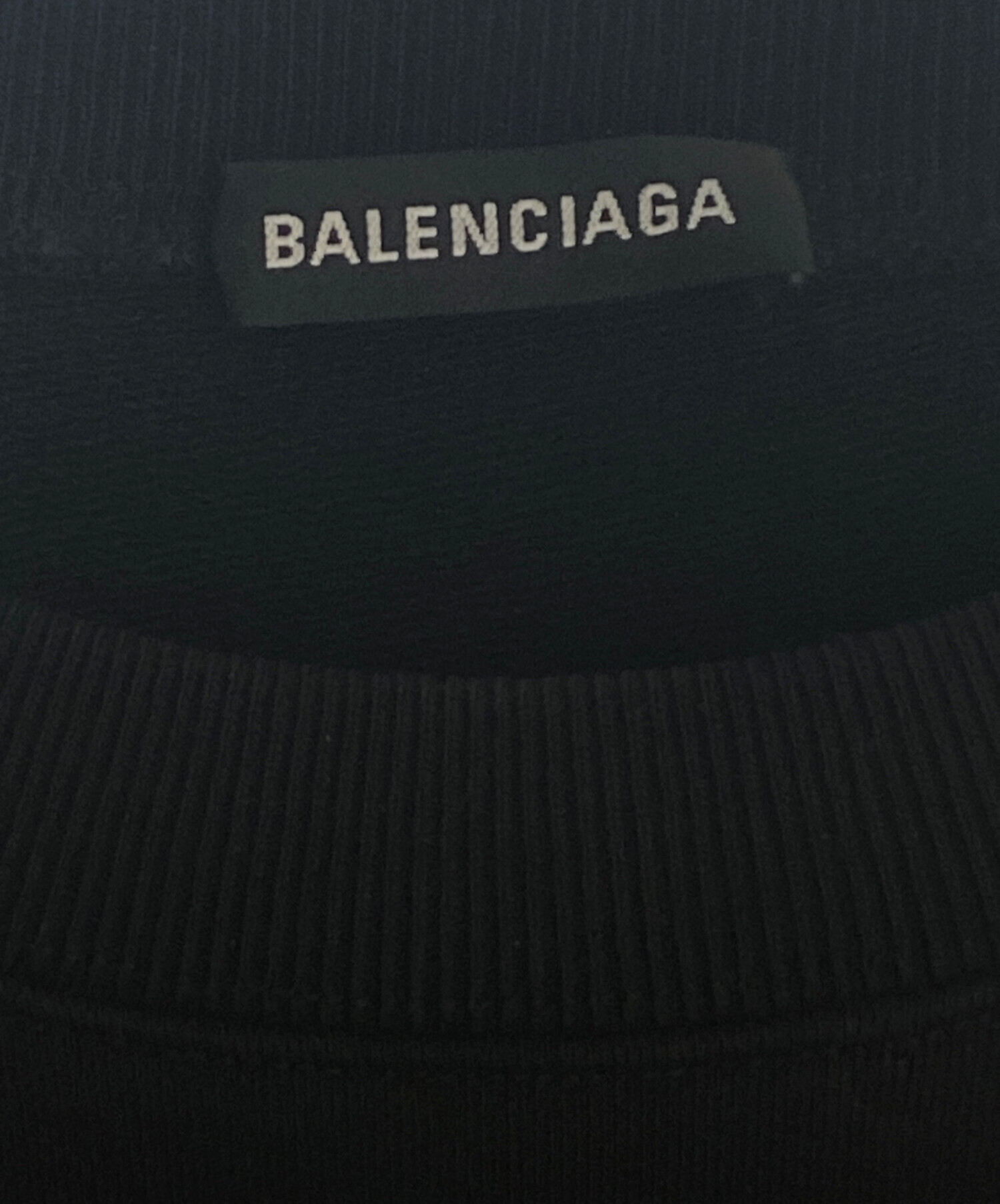 Balenciaga/キャンペーンロゴ/ブラック/Sサイズ/トレーナー BALENCIAGA（バレンシアガ） Campaign Logo Sweatshirt キャンペーン