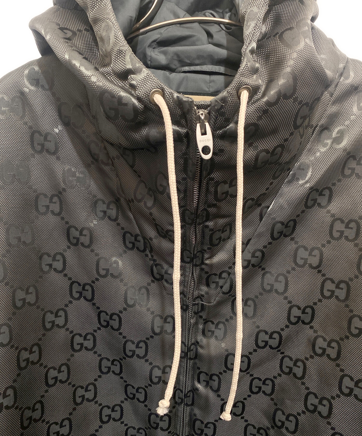 中古・古着通販】GUCCI (グッチ) OFF THE GRID HOODED JACKET グレー