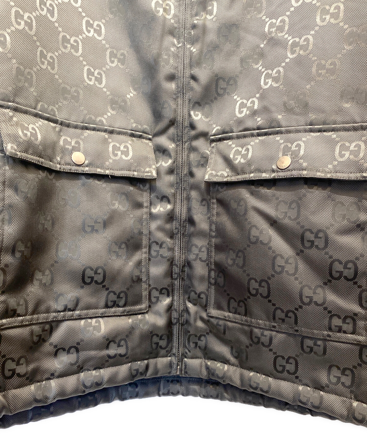 中古・古着通販】GUCCI (グッチ) OFF THE GRID HOODED JACKET グレー