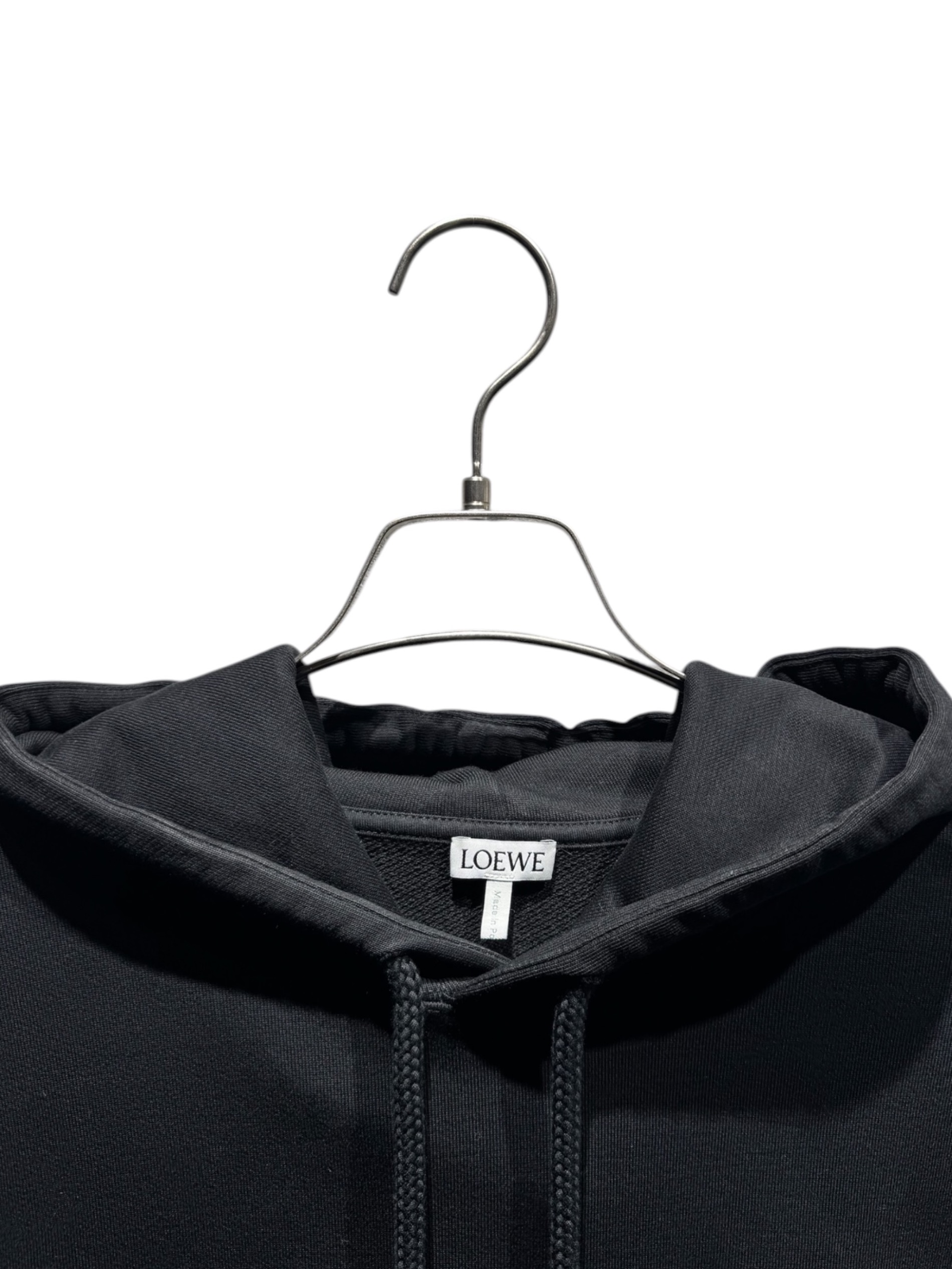 中古・古着通販】LOEWE (ロエベ) レザーパッチアナグラムパーカー