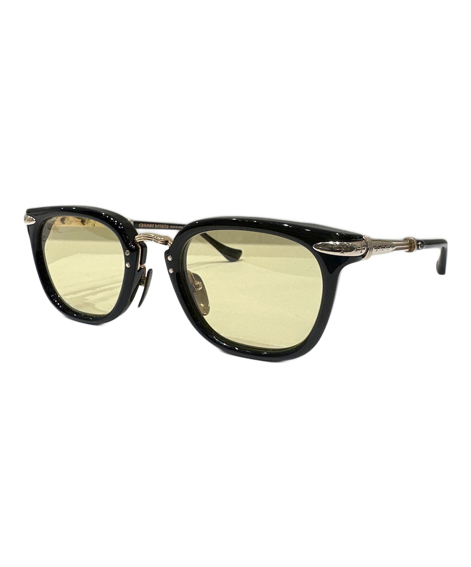 クロムハーツ  TITANASLUVR ウェリントンフレームサングラス/眼鏡 メンズ 51□23-145 中古・古着通販】CHROME HEARTS (クロムハーツ) TITANASLUVR