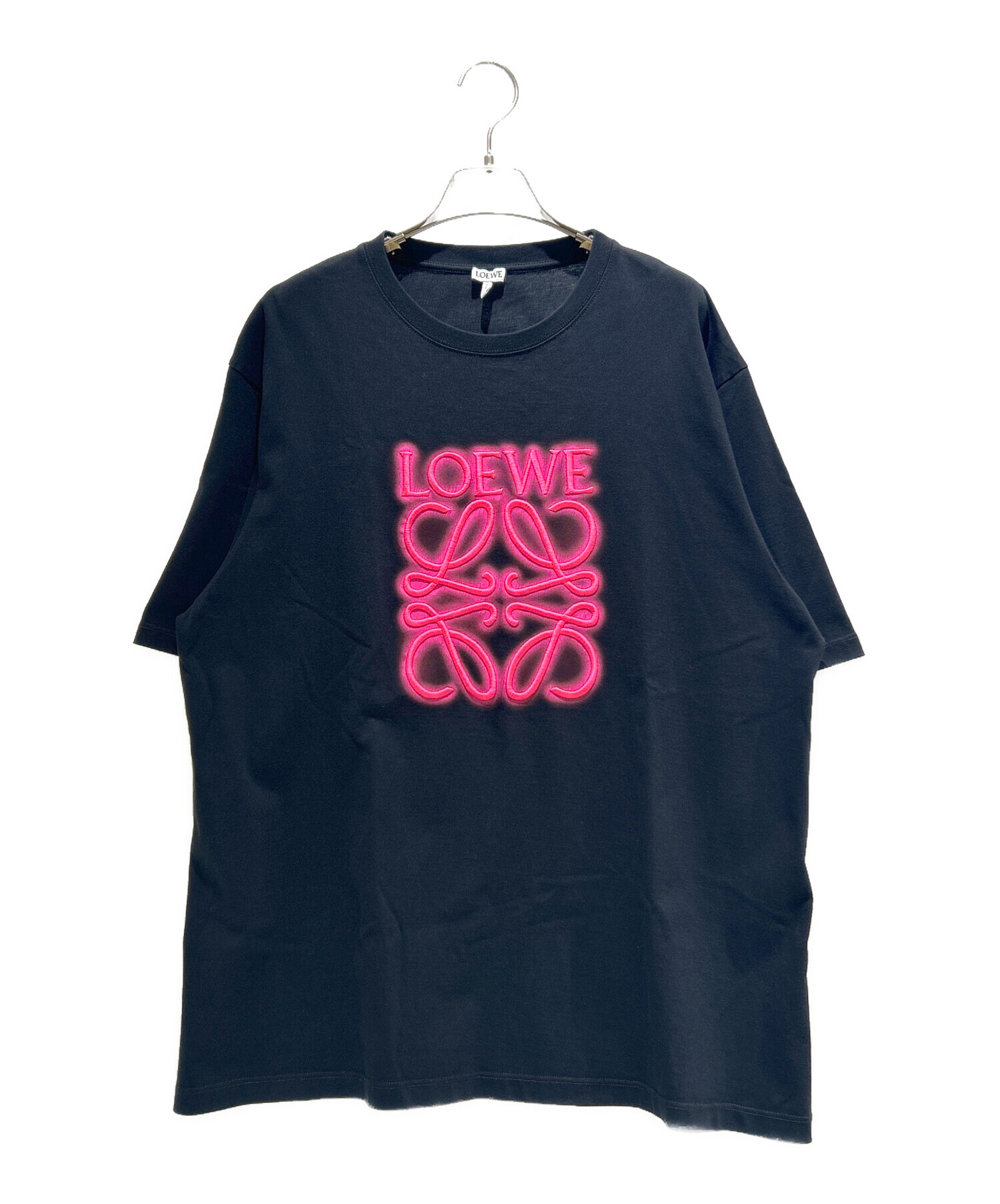 中古・古着通販】LOEWE (ロエベ) アナグラムロゴTシャツ ブラック