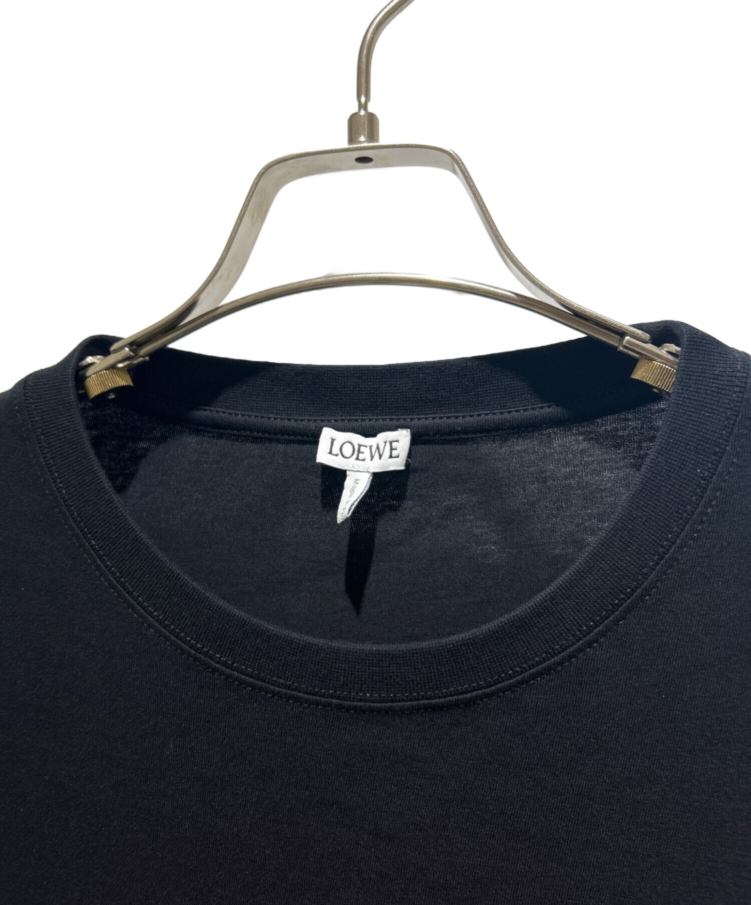 中古・古着通販】LOEWE (ロエベ) アナグラムロゴTシャツ ブラック