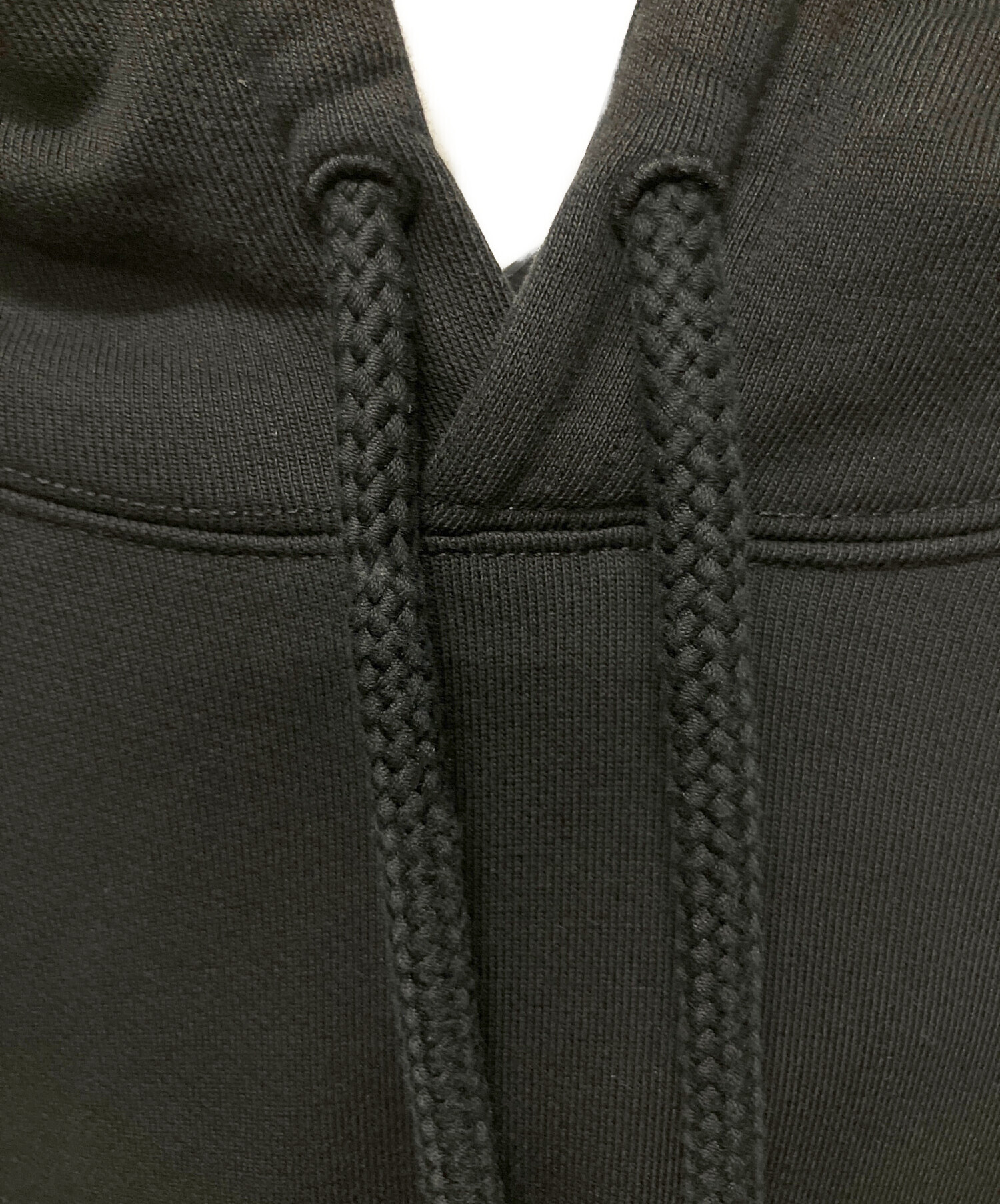 中古・古着通販】LOEWE (ロエベ) アナグラムレザーパーカー ブラック