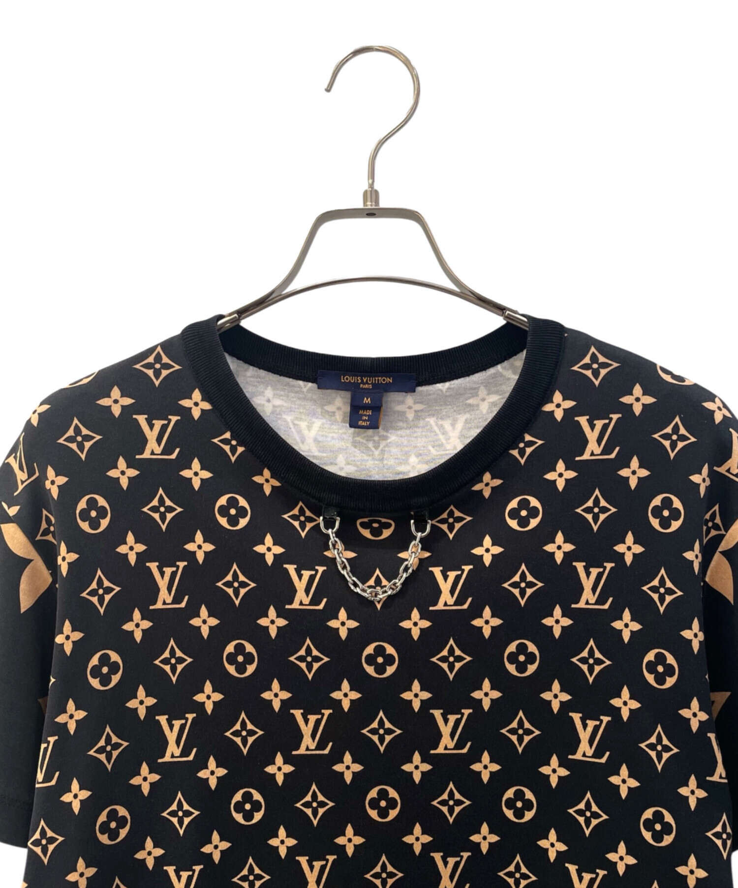 ルイ・ヴィトン LOUIS VUITTON チェーンディテールTシャツ【中古】 LOUIS VUITTON - ルイ・ヴィトン LOUIS VUITTON チェーンディテール