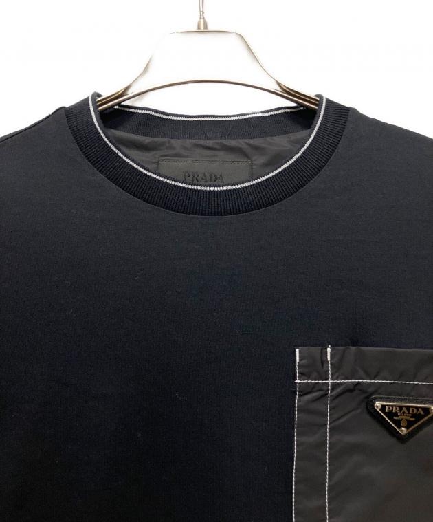 中古・古着通販】PRADA (プラダ) トライアングルロゴポケットTシャツ