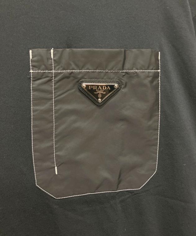 中古・古着通販】PRADA (プラダ) トライアングルロゴポケットTシャツ