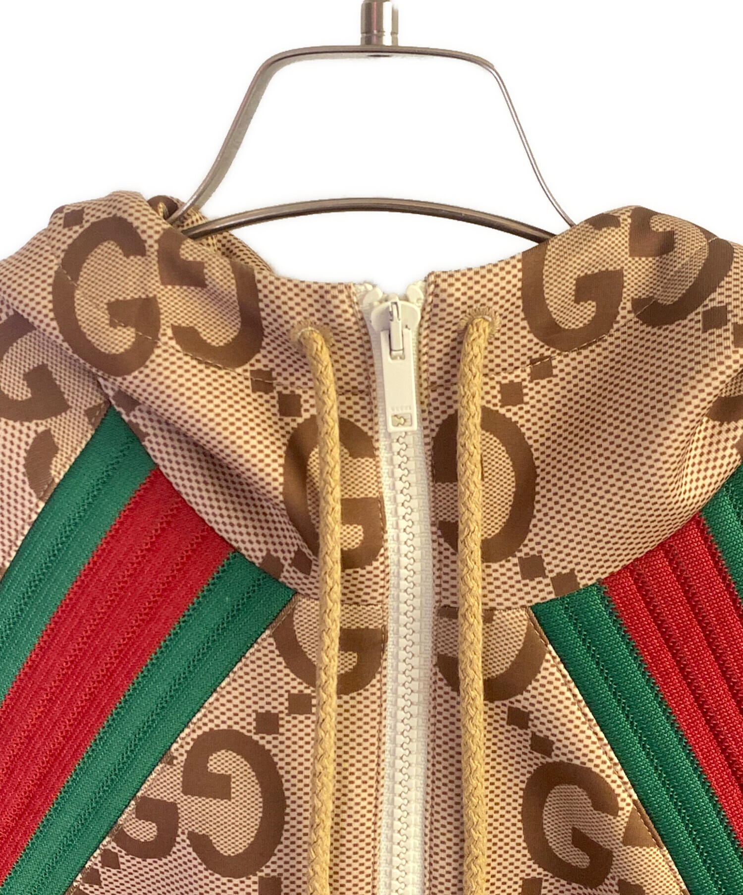 中古・古着通販】GUCCI (グッチ) GGトラックジャケット カーキ サイズ