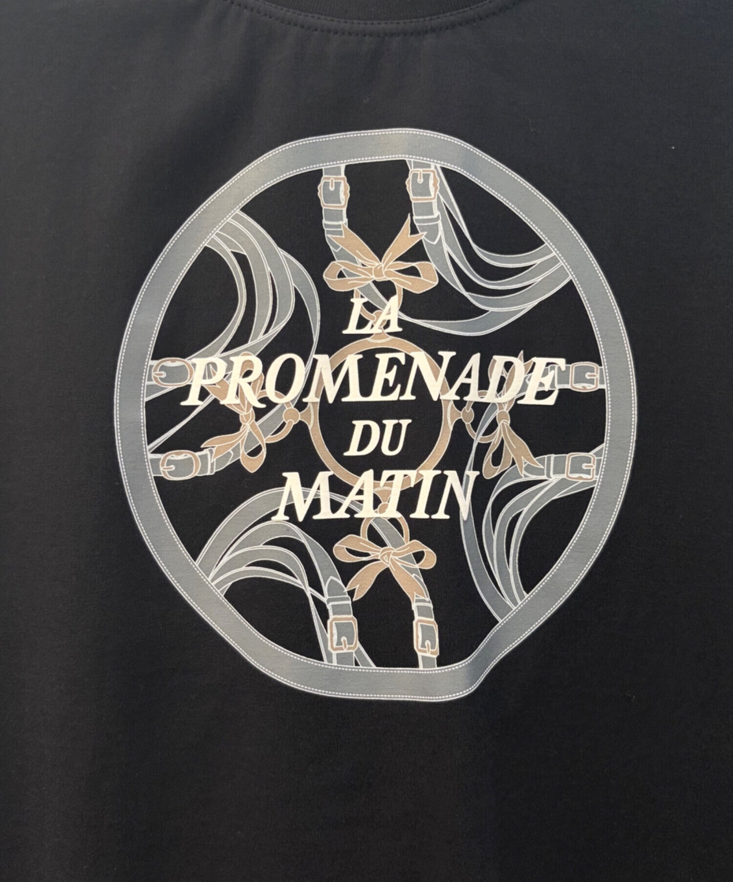 中古・古着通販】HERMES (エルメス) ロゴTシャツ/LA PROMENADE DU