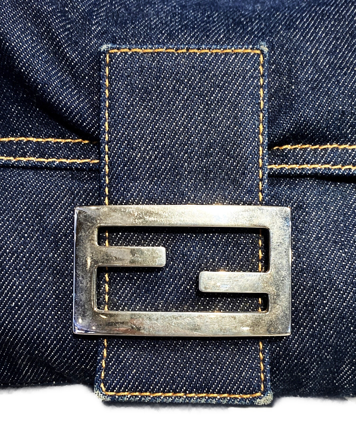 FENDI フェンディ　ショルダーバッグ　デニム　ヴィンテージ 中古・古着通販】FENDI (フェンディ) デニムショルダーバッグ