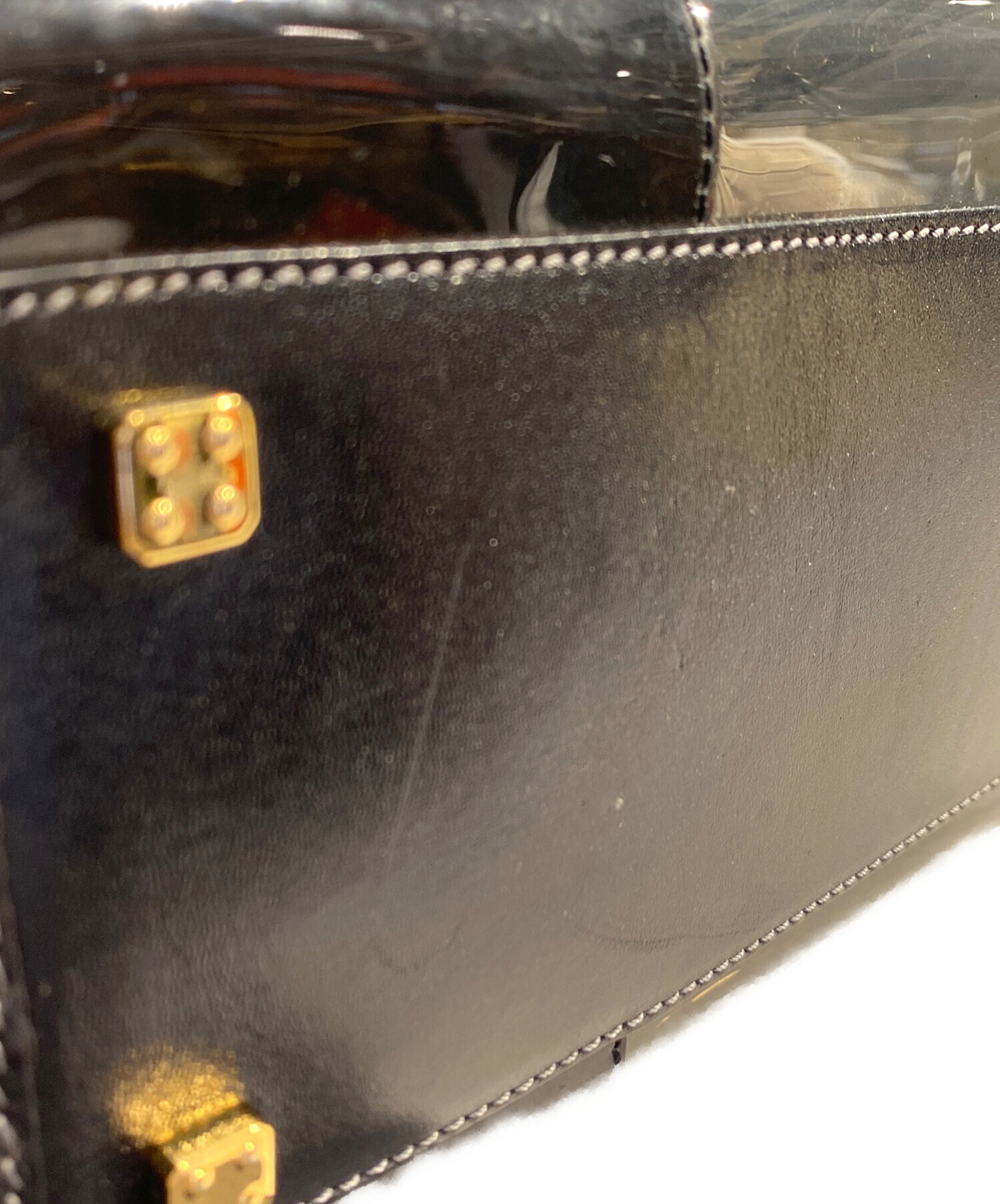 中古・古着通販】LOEWE (ロエベ) クリアボストンバッグ｜ブランド
