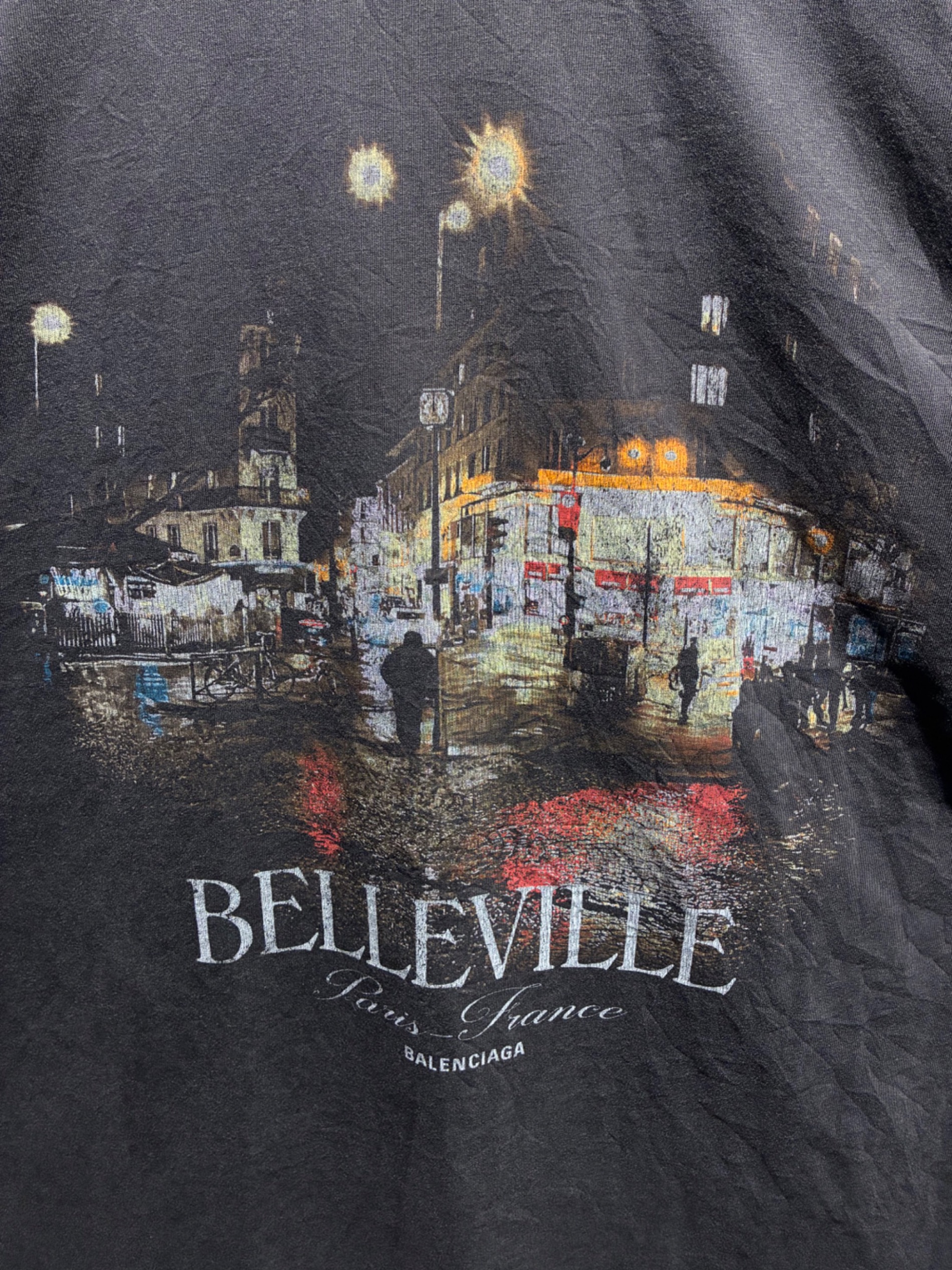中古・古着通販】BALENCIAGA (バレンシアガ) BELLEVILLE Tシャツ 