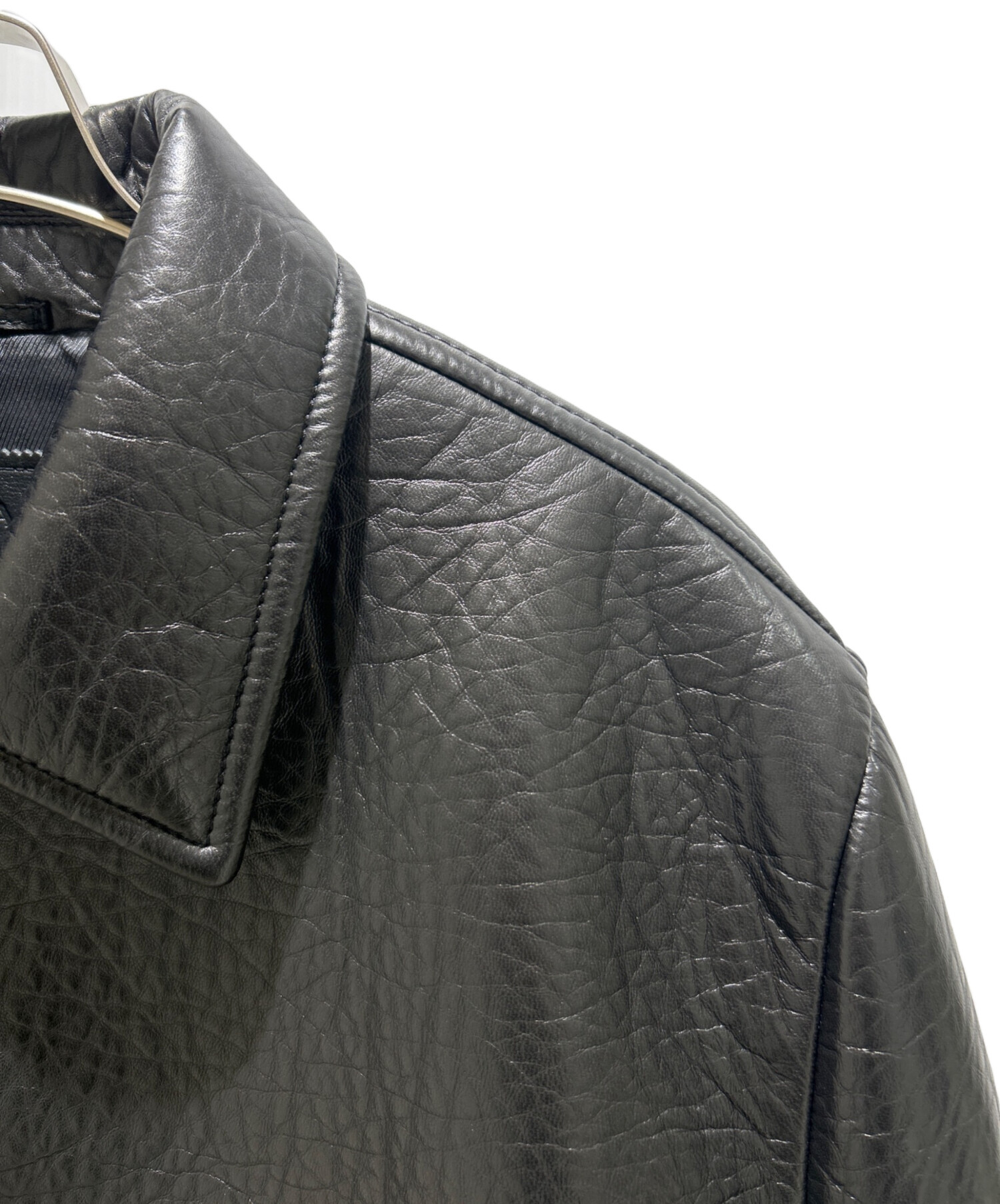 中古・古着通販】PRADA (プラダ) ナッパレザーキャバンジャケット