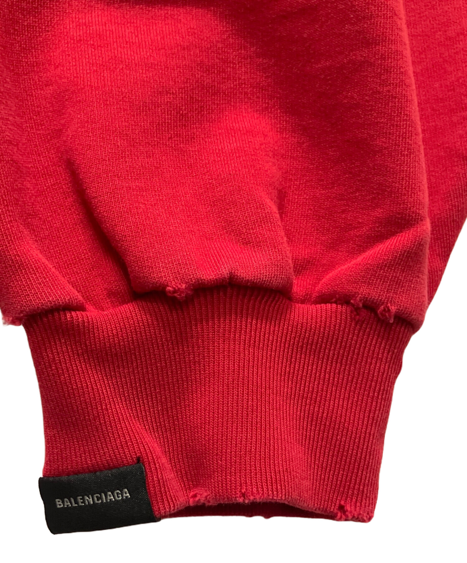 中古・古着通販】BALENCIAGA (バレンシアガ) パーカー レッド サイズ:1
