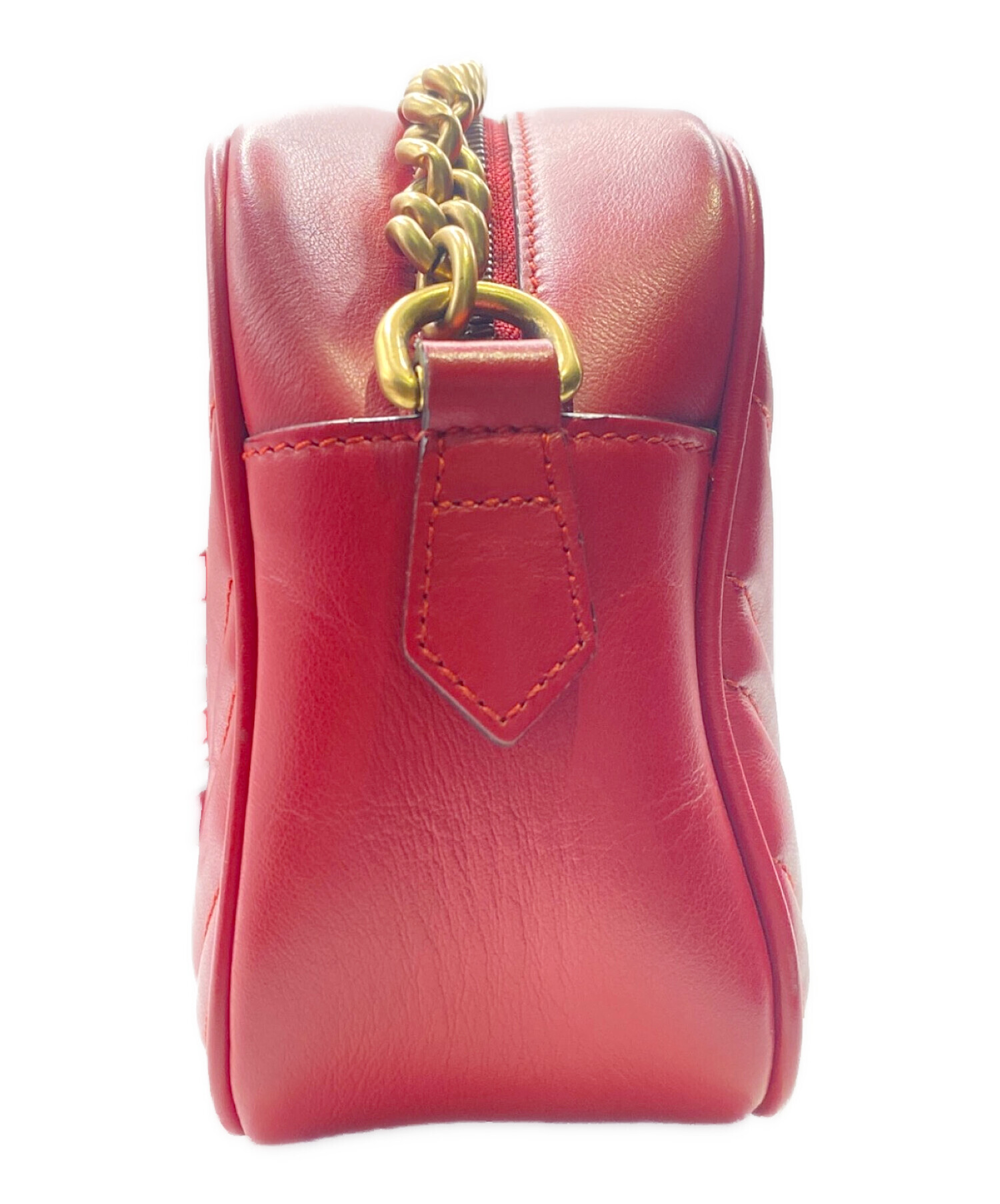 GUCCI グッチ ショルダーバッグ  赤 【古着】【中古】【送料無料】 中古・古着通販】GUCCI (グッチ) ショルダーバッグ/ソーホー レッド