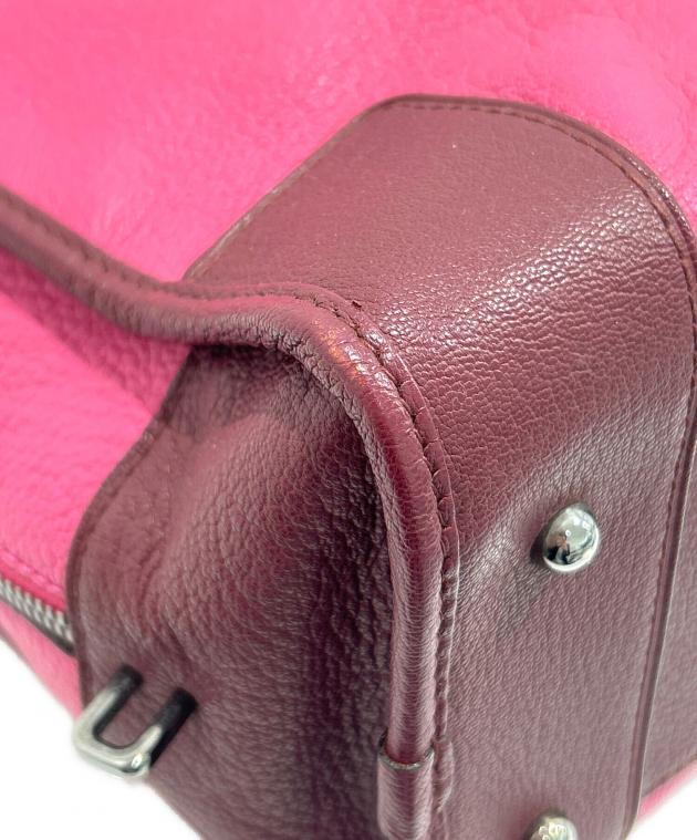 【未使用に近い】LOEWE ファスナー　バイカラー　アナグラム　アマソナ　ピンク 楽天市場】ロエベ アマソナ ピンクの通販