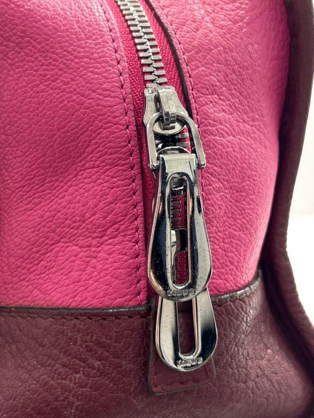 【未使用に近い】LOEWE ファスナー　バイカラー　アナグラム　アマソナ　ピンク 中古・古着通販】LOEWE (ロエベ) アマソナ75スモール ピンク サイズ