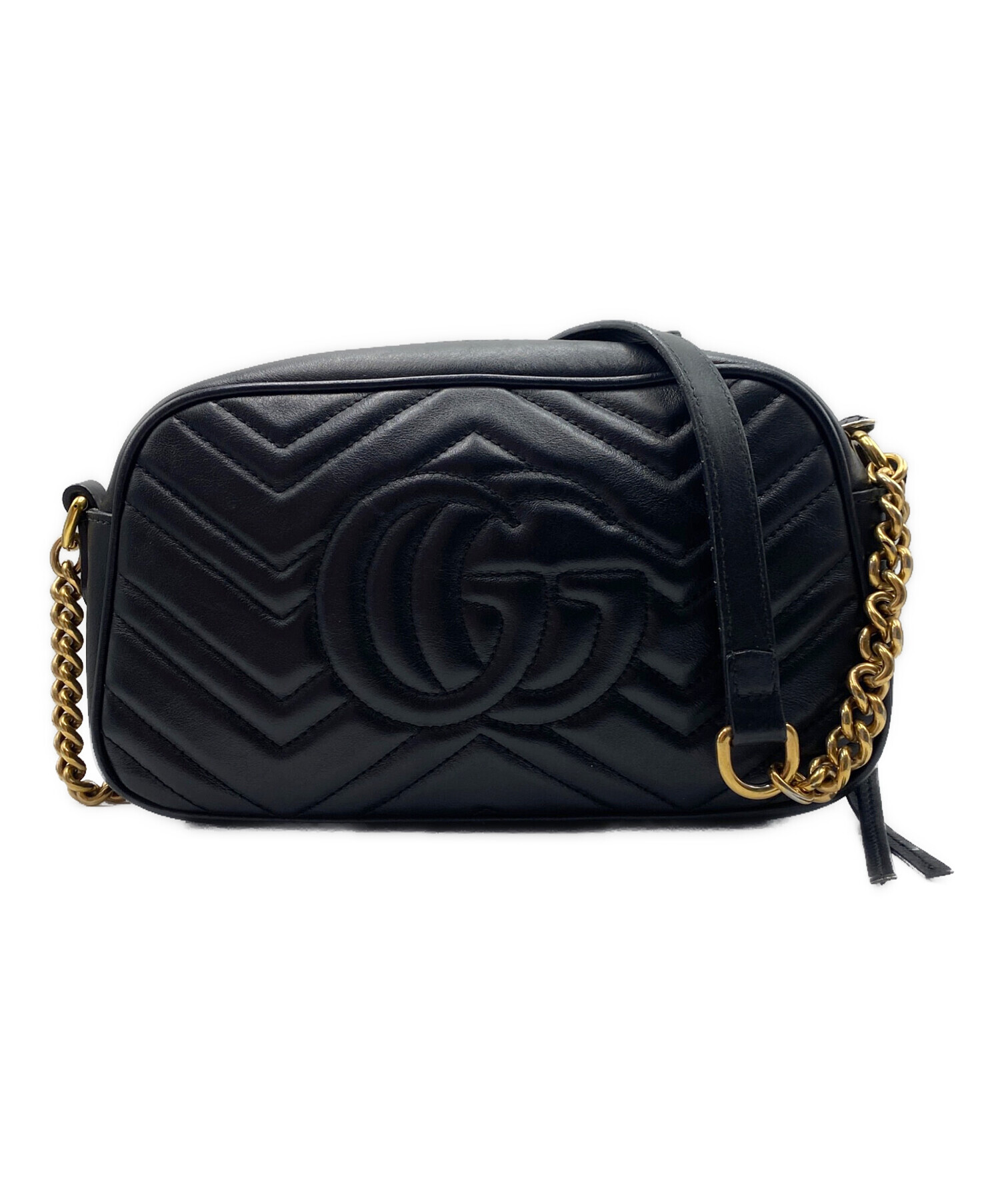 中古・古着通販】GUCCI (グッチ) GGマーモント スモール カメラバッグ 