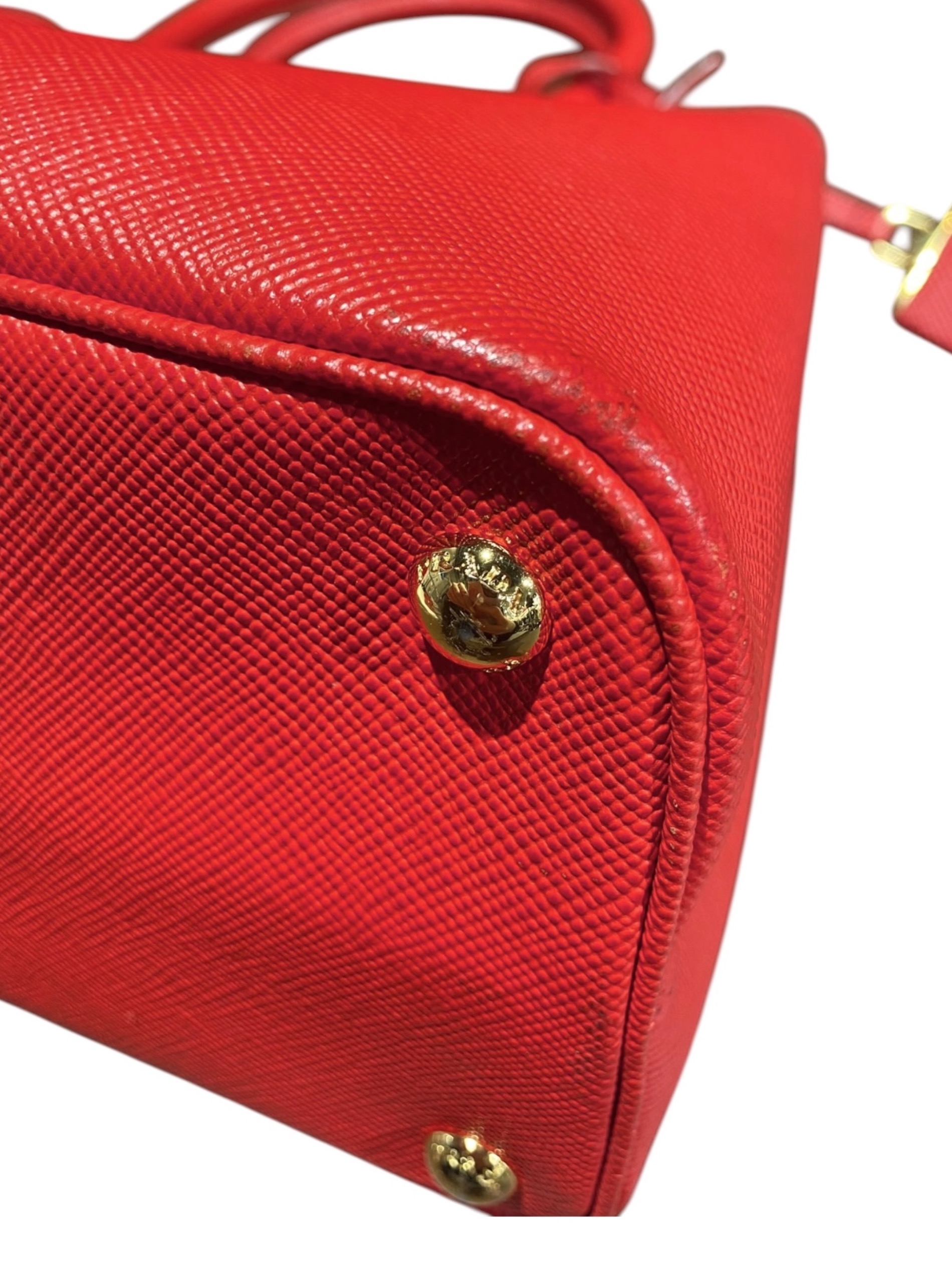 中古・古着通販】PRADA (プラダ) 2WAYバッグ レッド サイズ